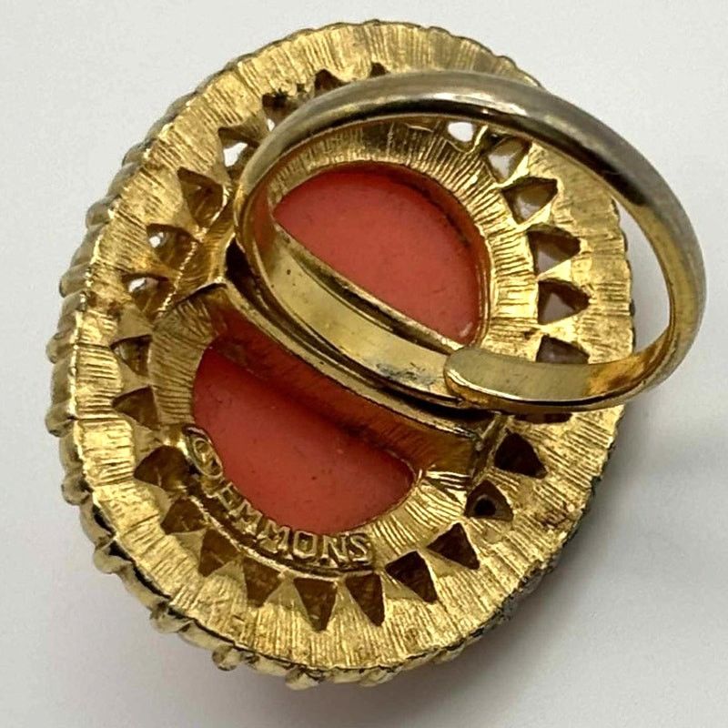 Other Gold & Pink Pearl Ring Size ONE SIZE - 4 Thumbnail