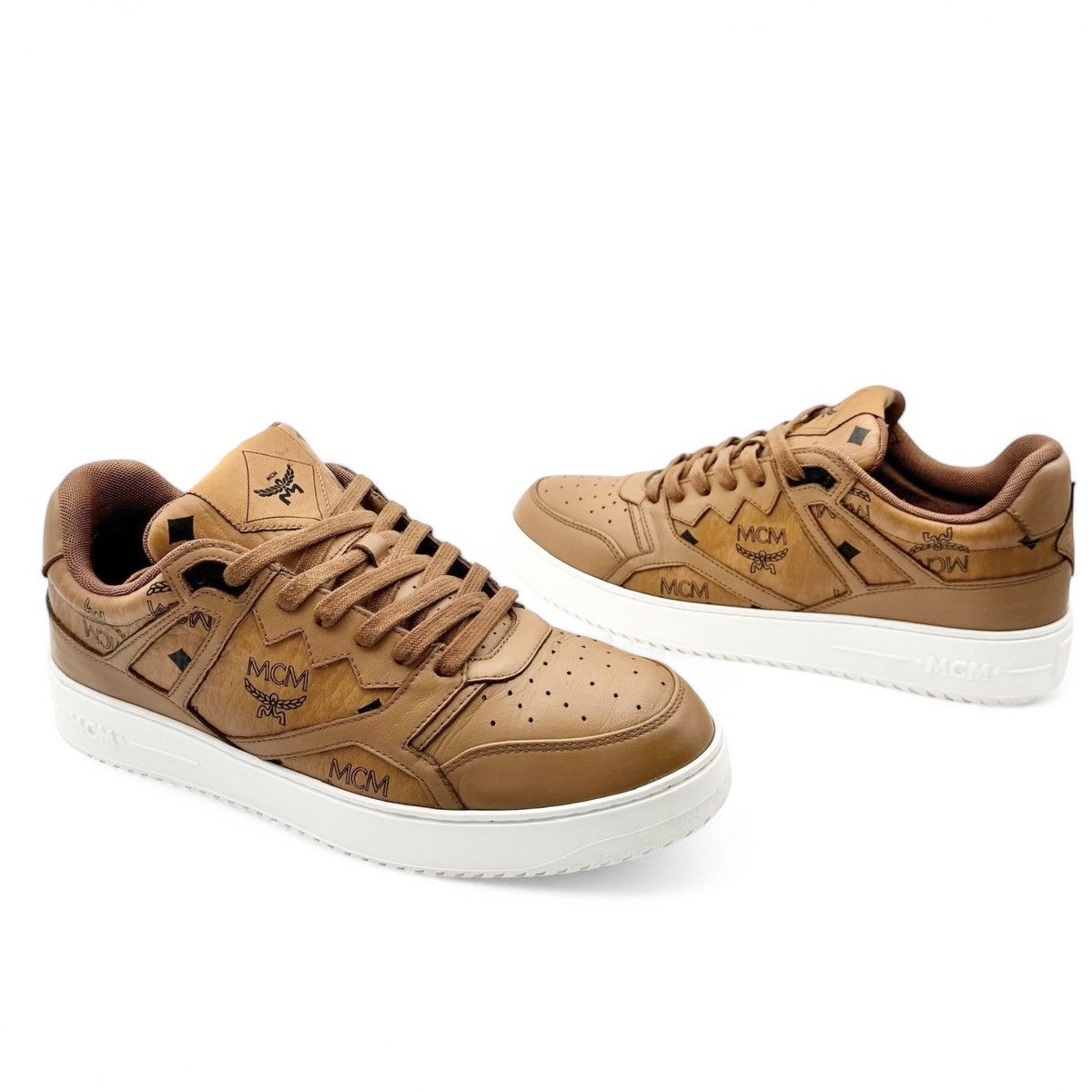 MCM MCM Neo Terrain Visetos Low-Top Sneakers Size US 8.5 / EU 41-42 - 6 Thumbnail