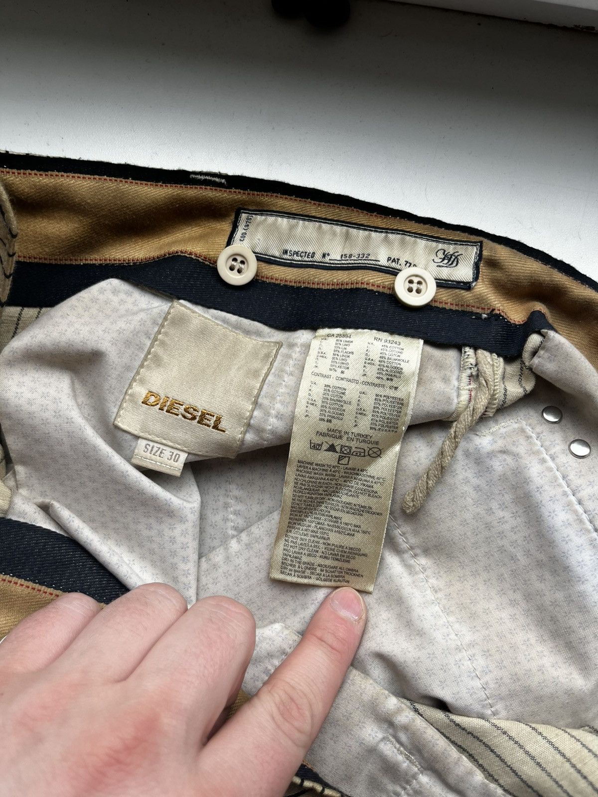 Diesel Diesel pants vintage Size US 30 / EU 46 - 16 Thumbnail