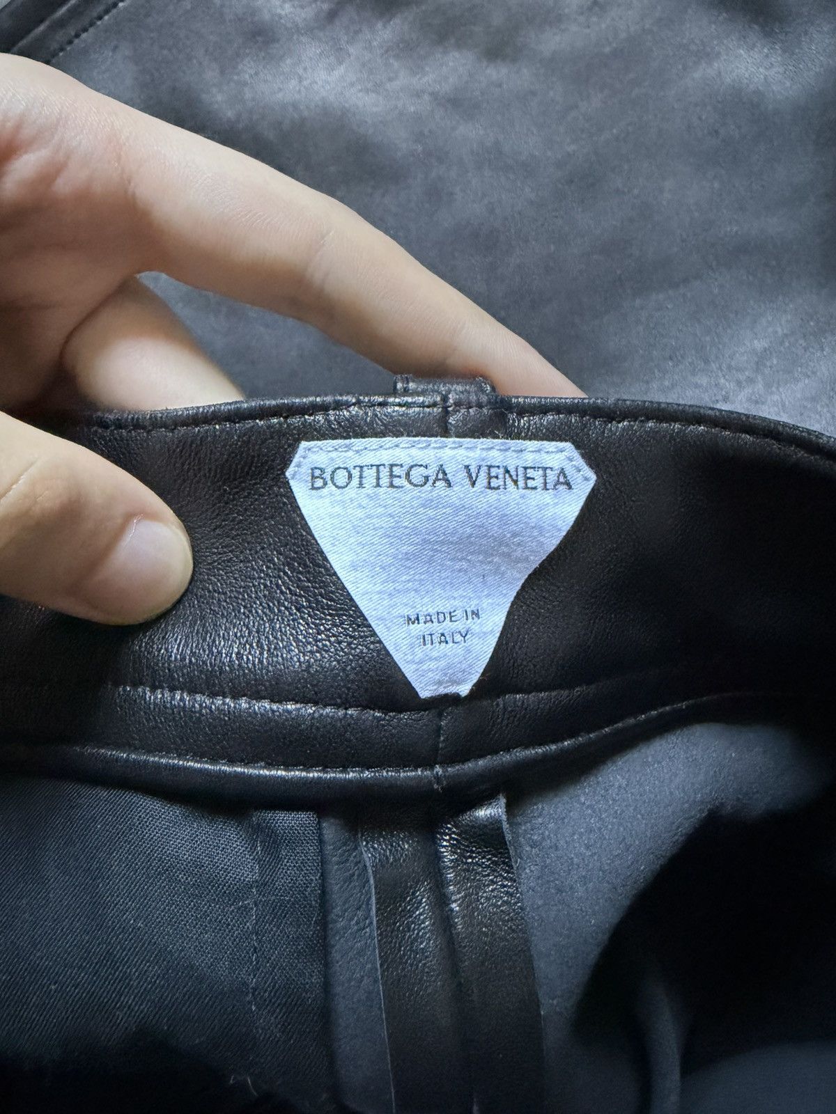 Bottega Veneta bottega veneta high rise leather wide leg pants msrp 4300€ Size US 30 / EU 46 - 5 Thumbnail