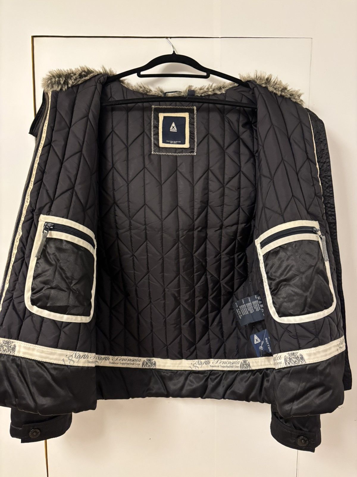 Other Black Puffer Jacket with "Split-Hood" Size US XL / EU 56 / 4 - 6 Thumbnail
