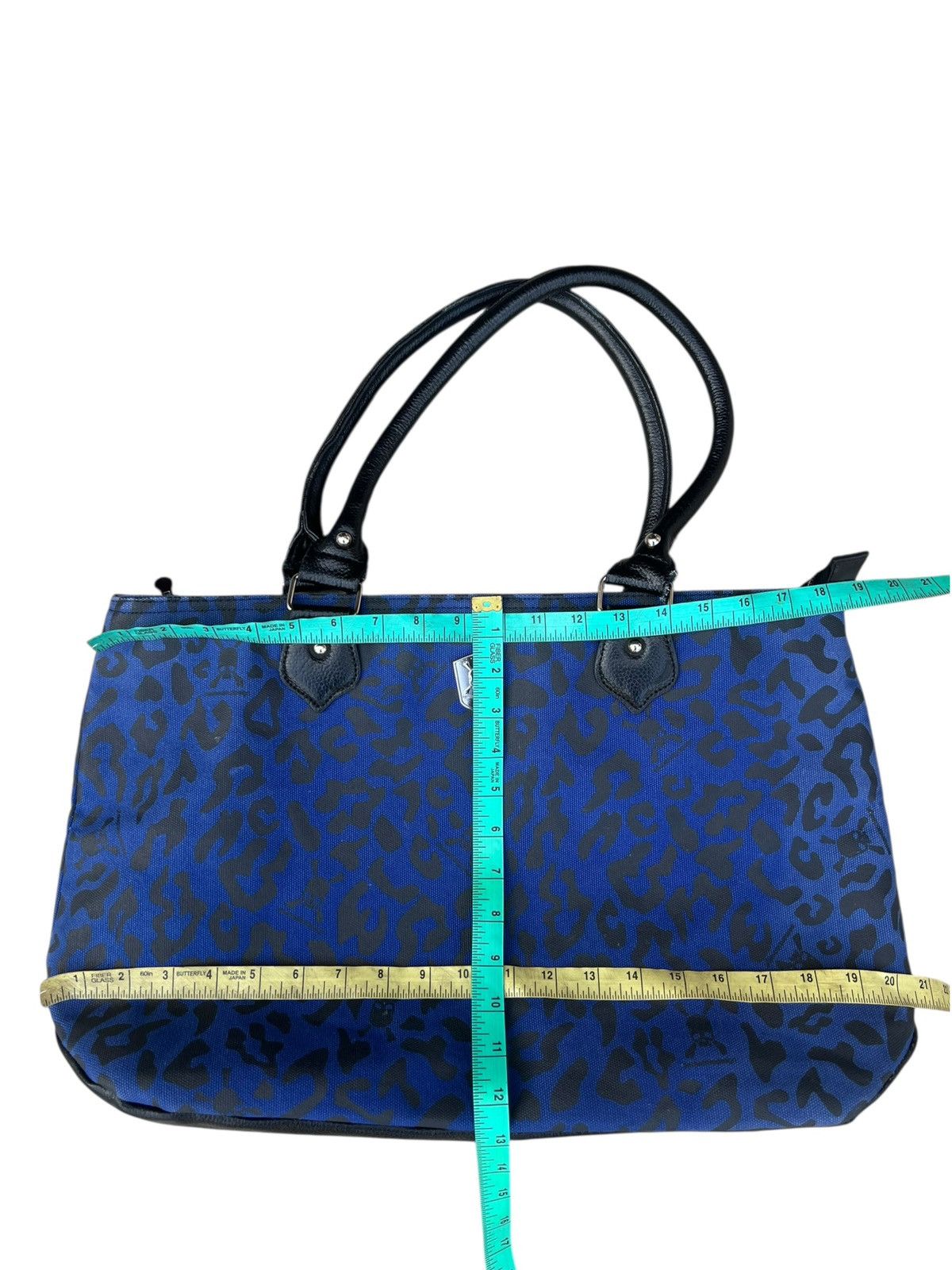semanticdesign Semantic Design Hybrid Faux Leather Canvas Tote Bag Size ONE SIZE - 2 Thumbnail