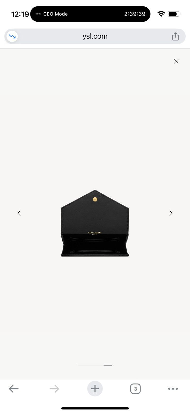 Yves Saint Laurent Small wallet Size ONE SIZE - 3 Thumbnail