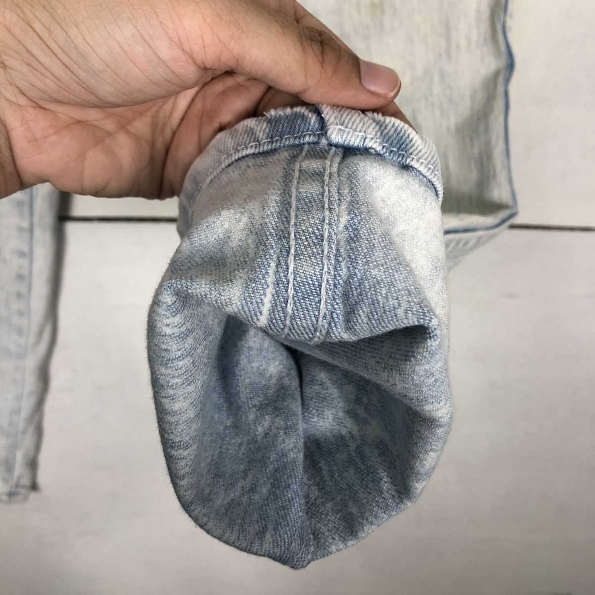 Blue Blue Japan 🔥90’s Acid Wash Distressed Denim Jeans Corni-Che Kapital Size US 30 / EU 46 - 11 Thumbnail