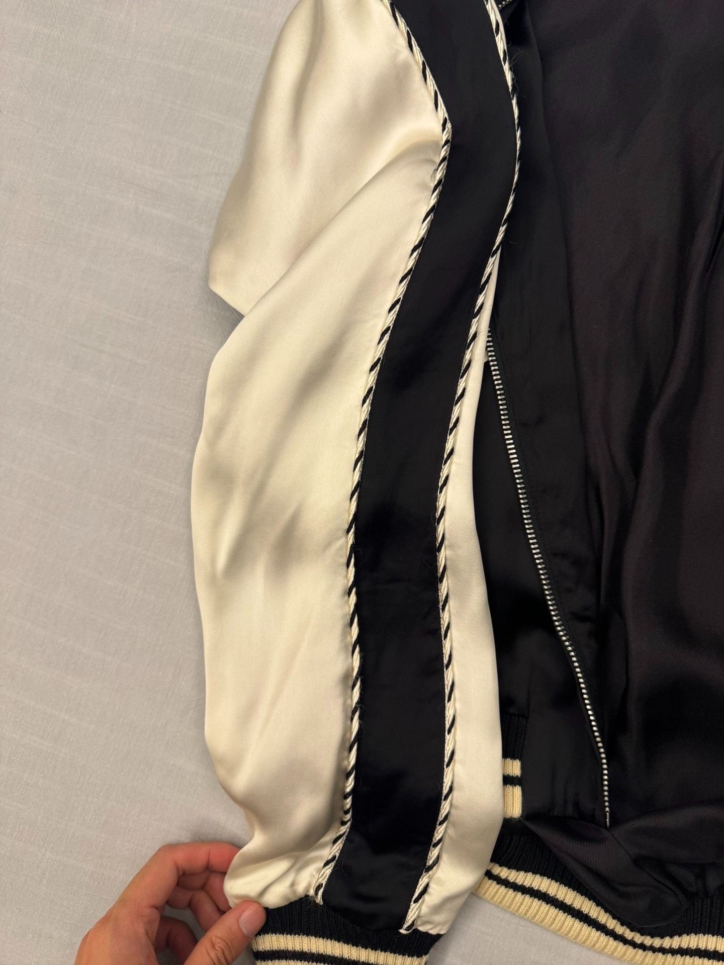 Saint Laurent Paris Saint laurent Bloody Teeth Silk Jacket 2501-Nextarrow Size US S / EU 44-46 / 1 - 4 Thumbnail