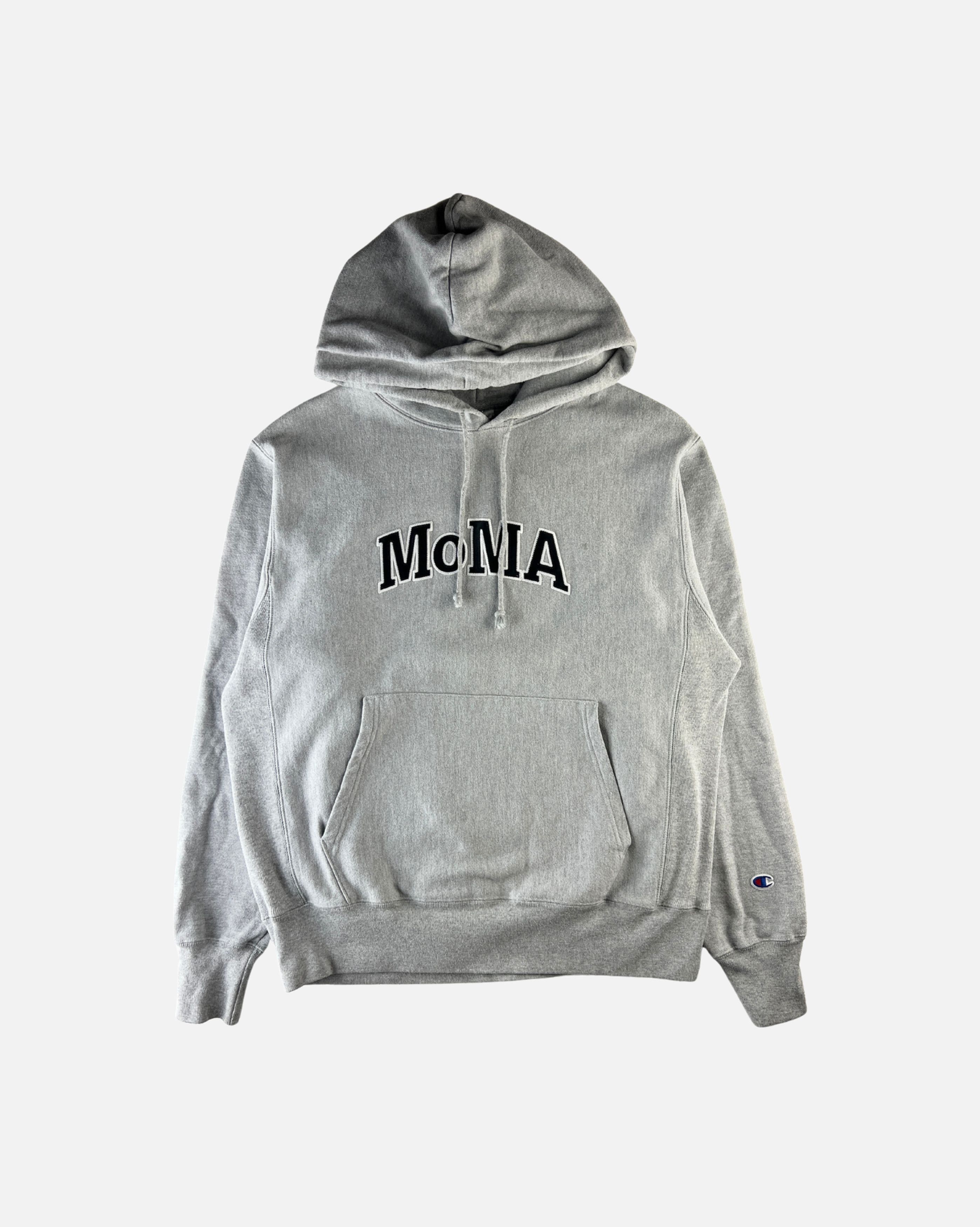 MoMA MoMa Grey Black Logo Hoodie Size US M / EU 48-50 / 2 - 1 Thumbnail