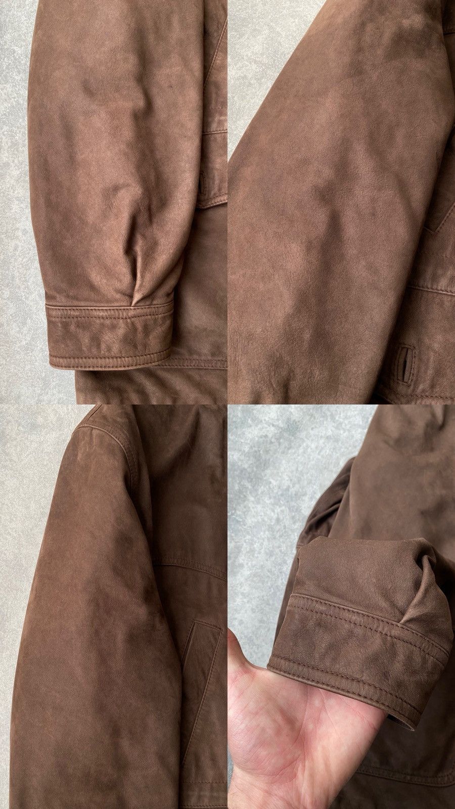 Yves Saint Laurent Vintage Yves Saint Laurent Leather Hunting Suede Jacket Size US XL / EU 56 / 4 - 15 Thumbnail