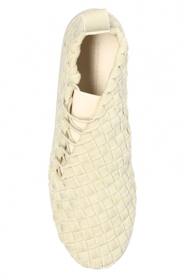Bottega Veneta o1loc1c0824 651306 Plat Sneaker in Sea Salt Size US 12.5 / EU 45-46 - 6 Thumbnail