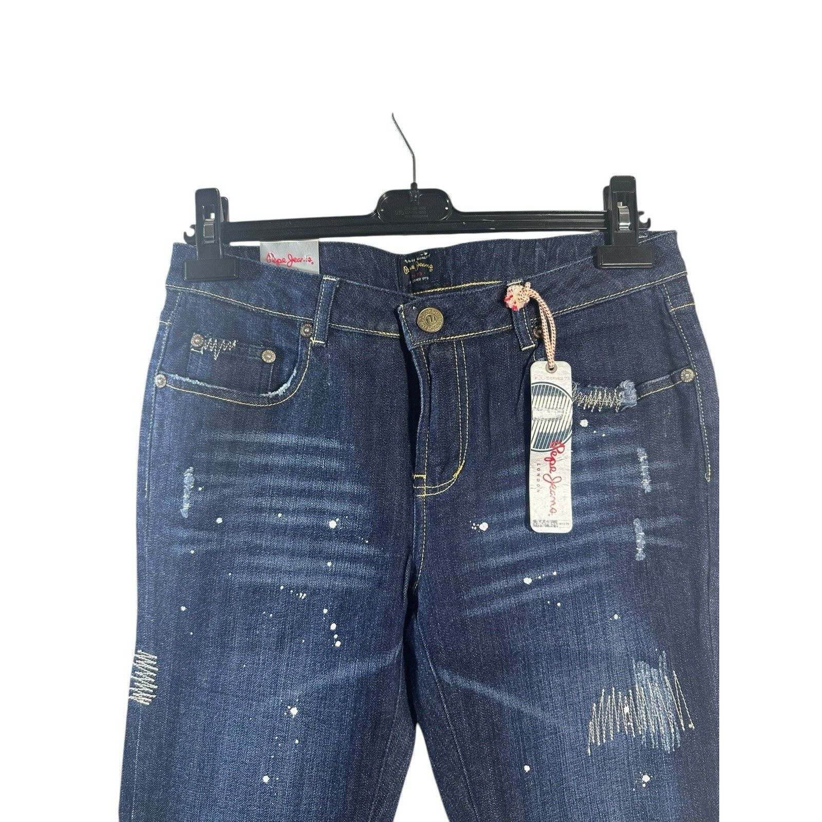 Pepe Jeans Vintage Pepe London Jeans US Size 29 Low Rise Flare Spellout Size 29" - 2 Thumbnail