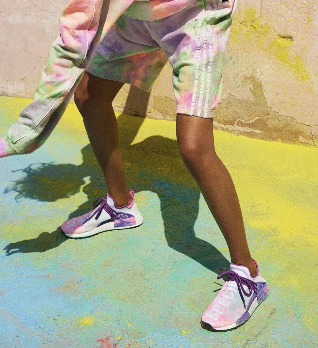 Adidas × Pharrell Adidas x Pharrell Williams Human Race NMD Holi “Pink Glow” Size US 10 / EU 43 - 11 Thumbnail