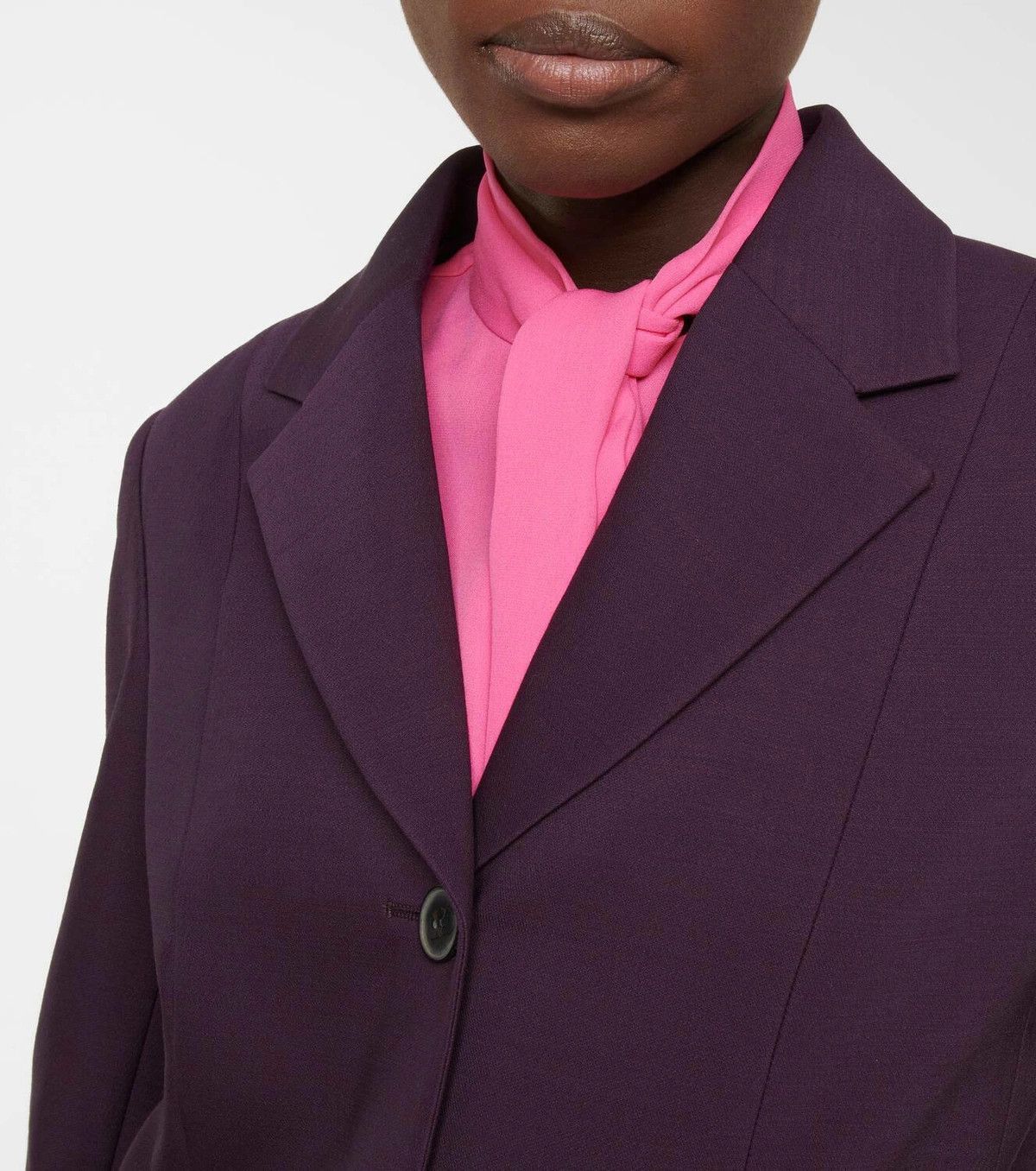 Valentino o1y0226 Blazer in Dark Purple Size M / US 6-8 / IT 42-44 - 2 Thumbnail