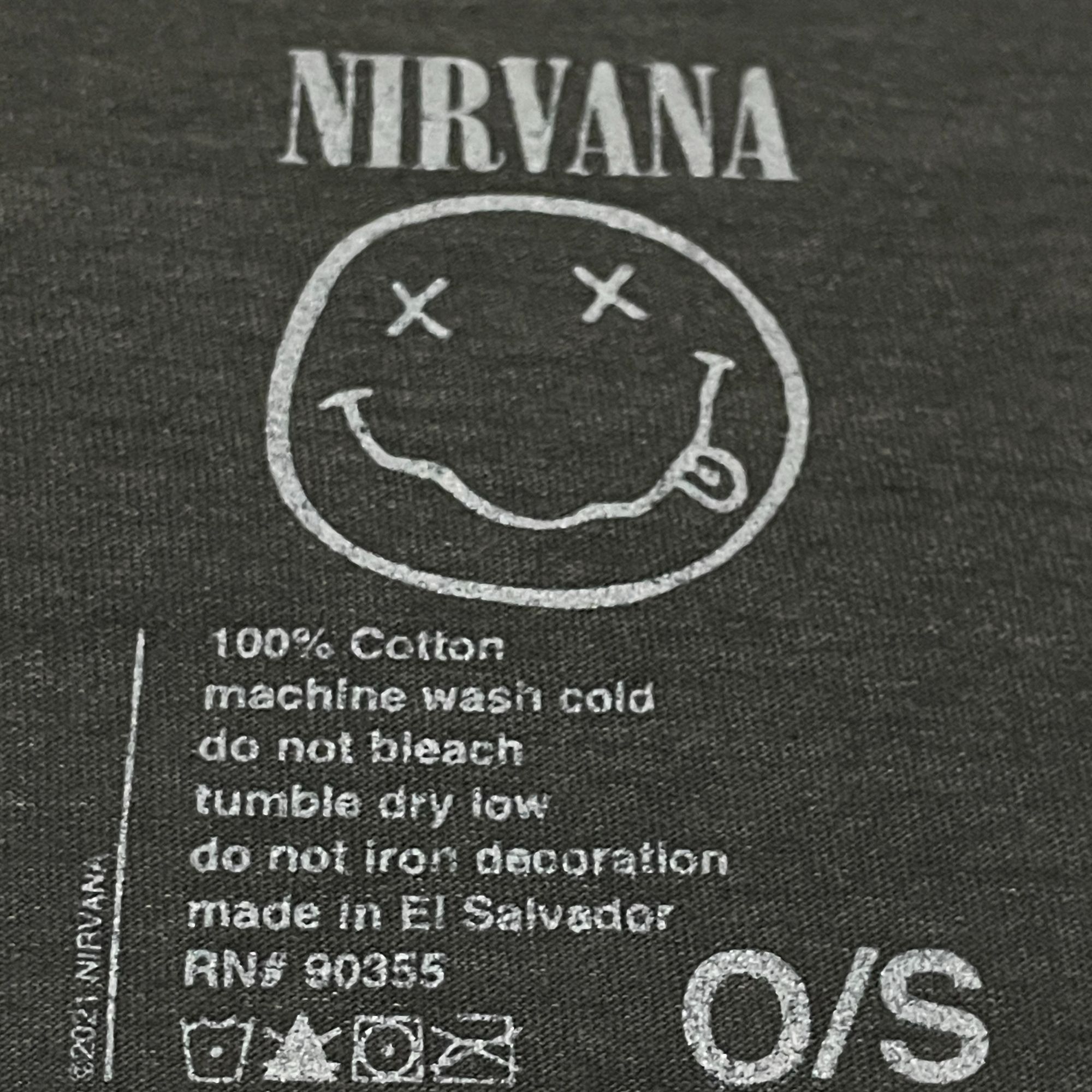 Nirvana Nirvana, Never Mind Rock Album Black T-shirt, size 3XL Size US XXL / EU 58 / 5 - 2 Thumbnail