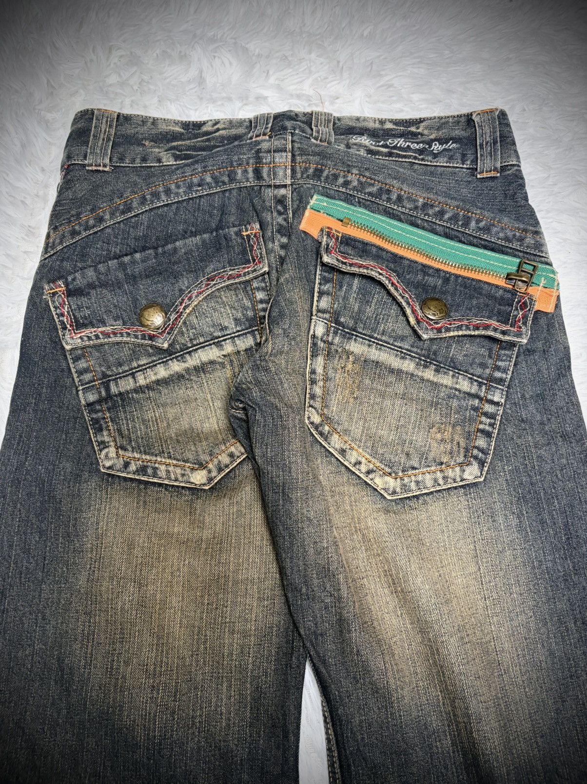 Tornado Mart Root Three Mudwash flared Size US 30 / EU 46 - 5 Thumbnail