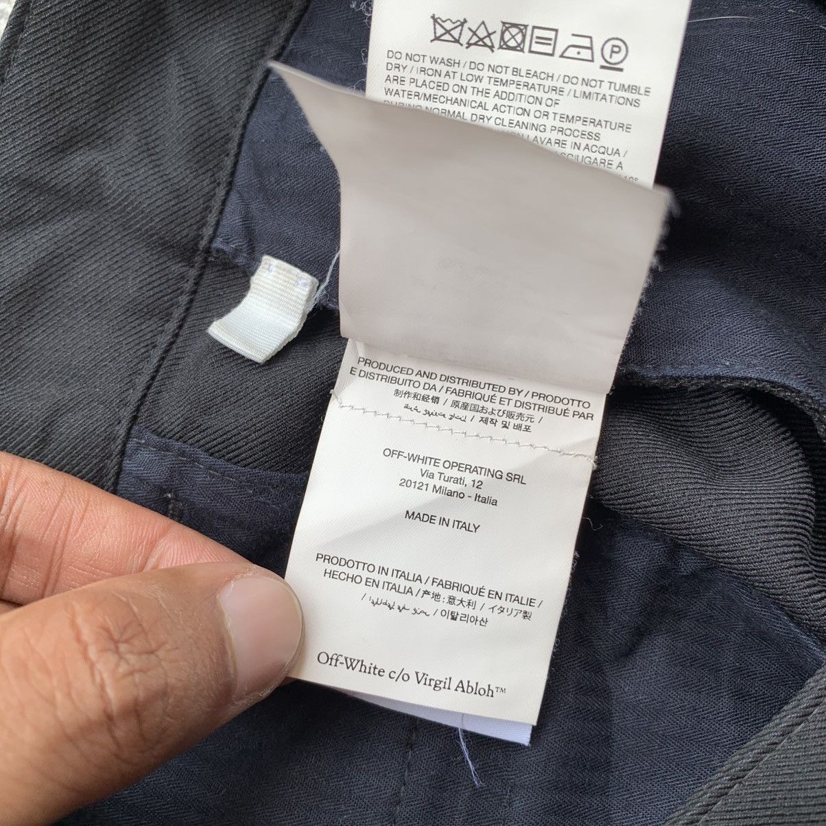 Off-White Off White Cargo Baggy Wide Trousers Size US 33 - 19 Thumbnail