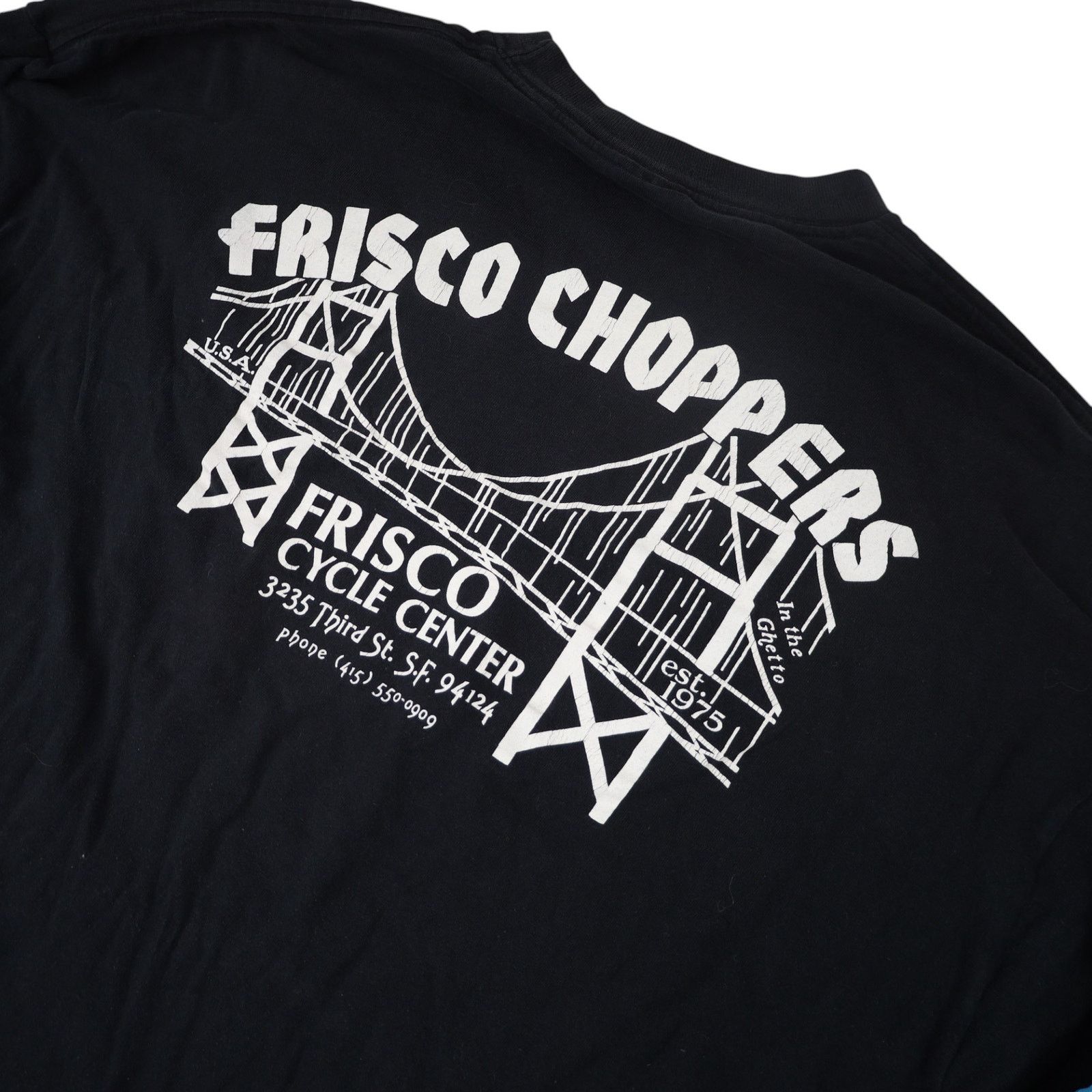 Vintage Vintage Frisco Choppers Custom Cycles Graphic T Shirt Size US XXL / EU 58 / 5 - 12 Thumbnail