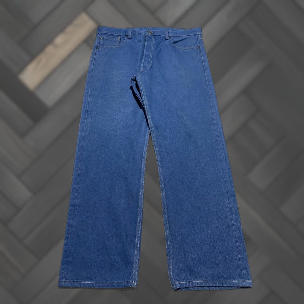 Levi's VINTAGE Levis 501 Jeans Mens 38x30 Blue Denim Straight Leg Button Fly Classic Fit Pants Size US 38 / EU 54 - 1 Thumbnail