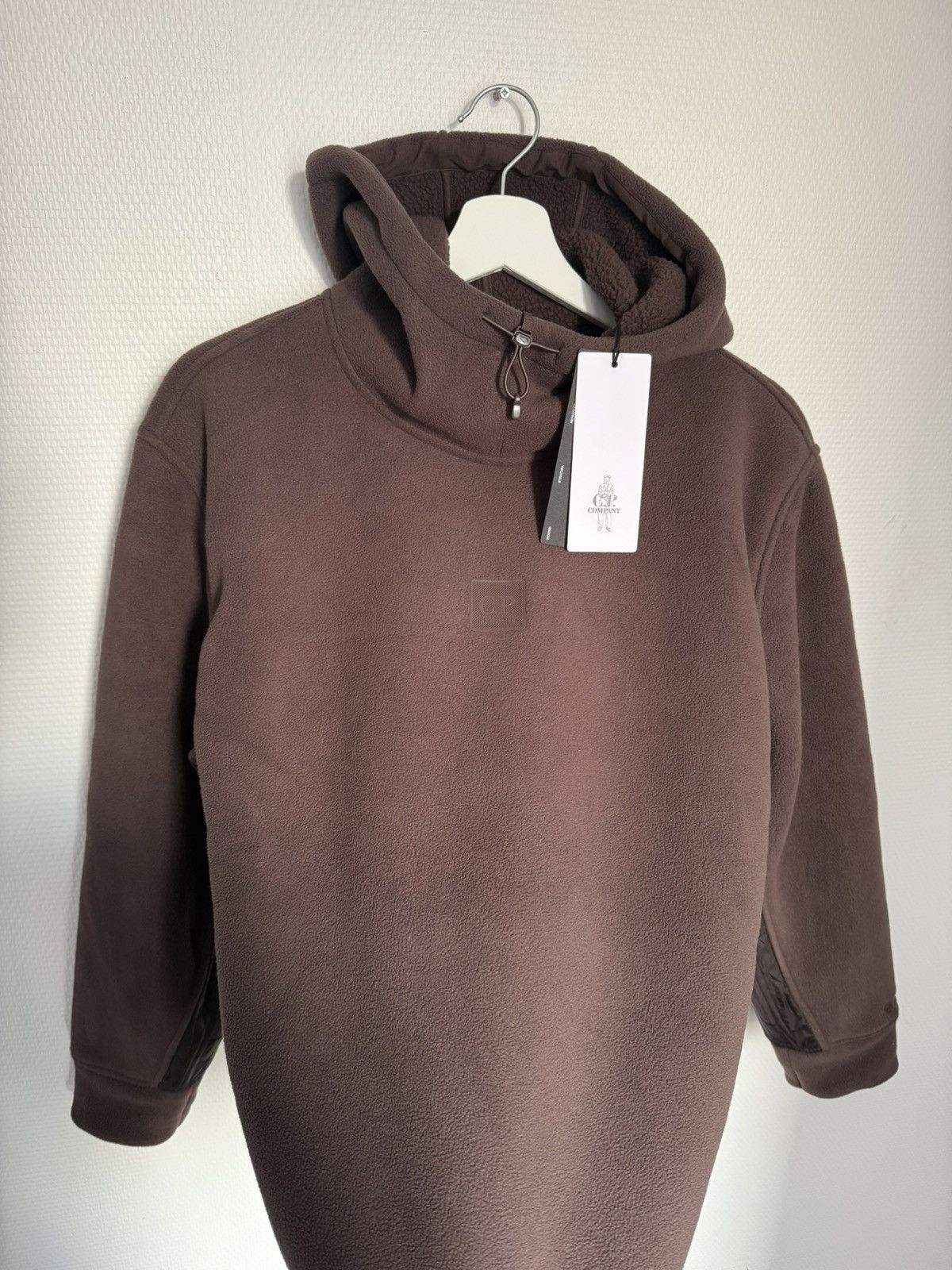 C.P. Company CP Company Pertex Lined Polar Fleece Hoodie Brown Size S Size US S / EU 44-46 / 1 - 1 Thumbnail