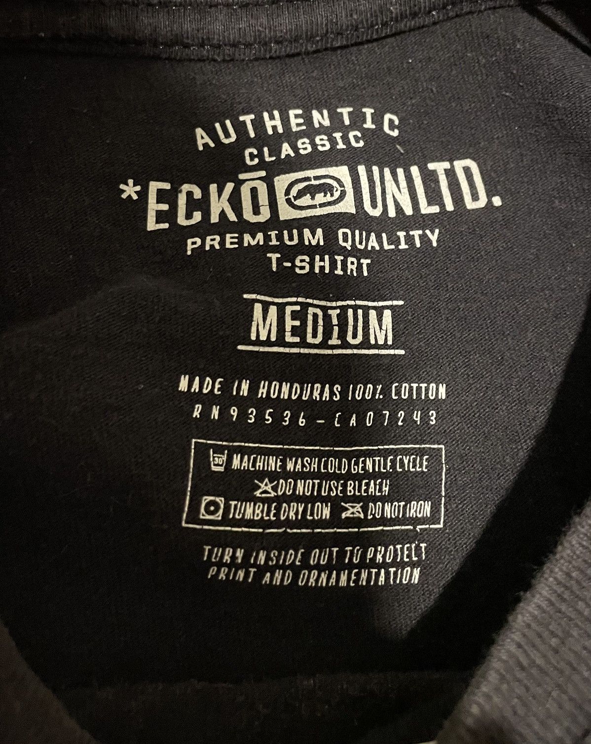 Ecko Unltd. Echo Unltd t-shirt Men’s Medium Black Y2K Size US M / EU 48-50 / 2 - 3 Thumbnail