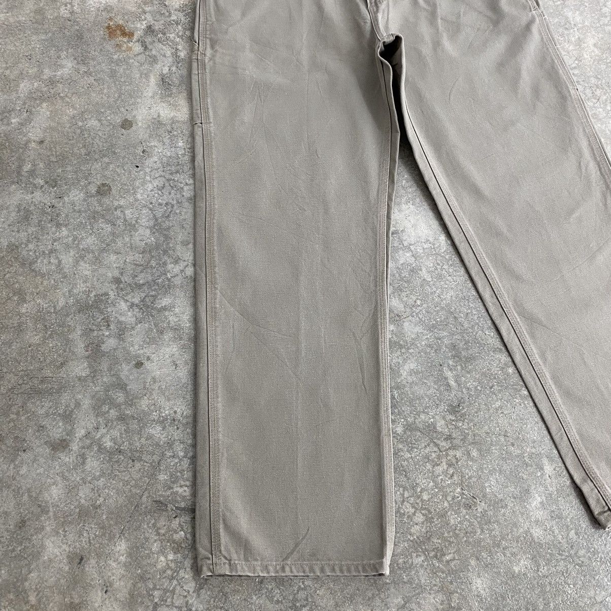 Carhartt × Vintage Vintage Carhartt Desert Grey Carpenter Workwear Pants Size US 38 / EU 54 - 7 Thumbnail
