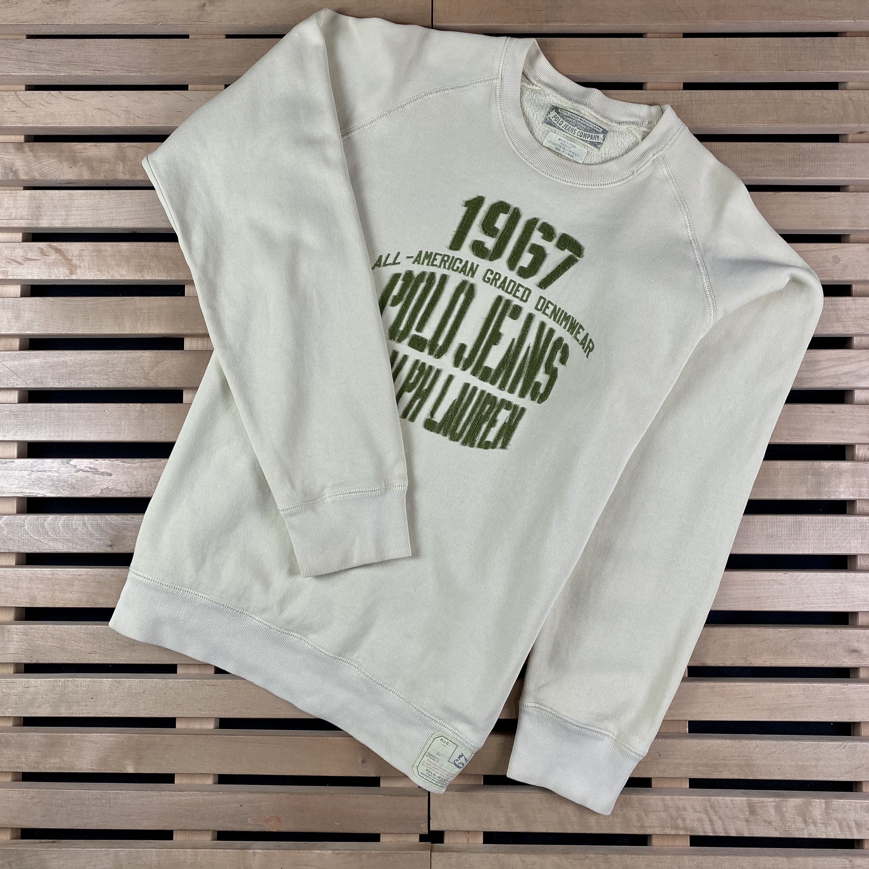Polo Ralph Lauren × Ralph Lauren × Vintage Mens Sweatshirt Long Sleeve Polo Jeans Ralph Lauren Size XL Size US XL / EU 56 / 4 - 1 Thumbnail
