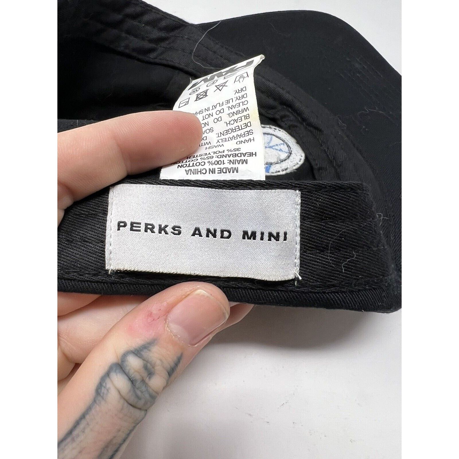 Perks And Mini PAM!!! Mens ‘PAM’ Perks And Mini BMW logo Baseball Cap Rare Size ONE SIZE - 5 Thumbnail
