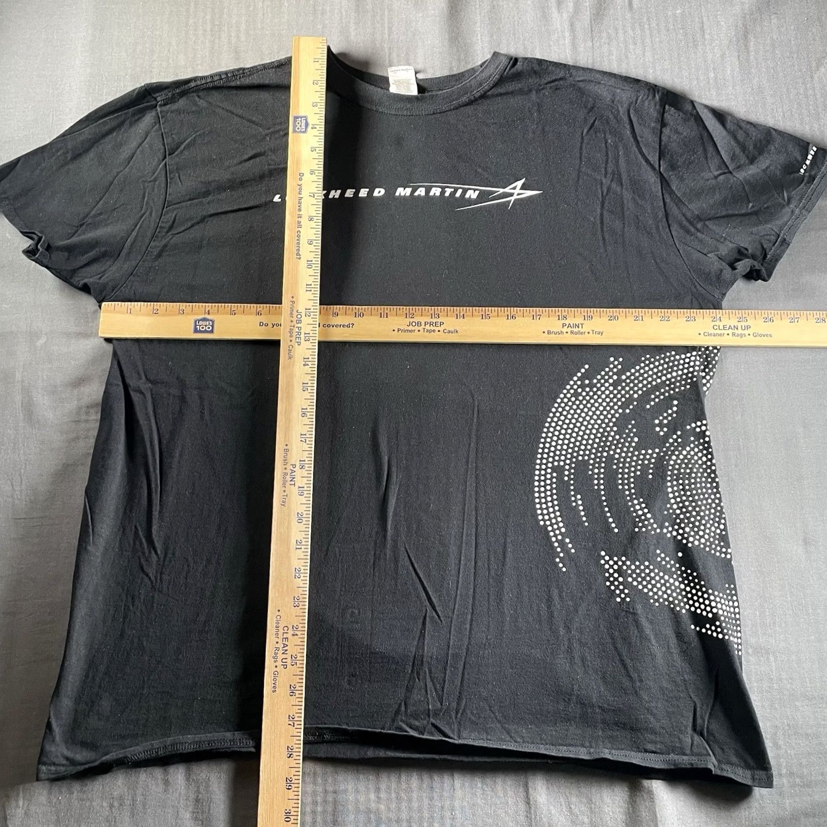 Vintage Lockheed Martin Shirt Mens 2XL Black Short Sleeve Crew Neck Graphic Print Military USA Tee Size US XXL / EU 58 / 5 - 6 Thumbnail