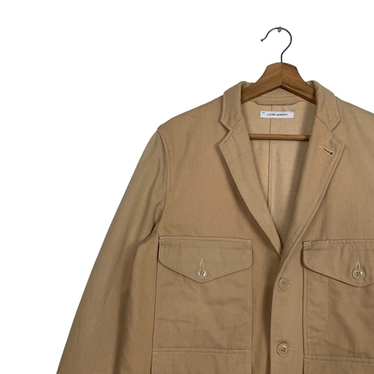 Japanese Brand LIVING CONCEPT 4 Pocket Casual Jacket #2678-C120 Size US M / EU 48-50 / 2 - 6 Thumbnail