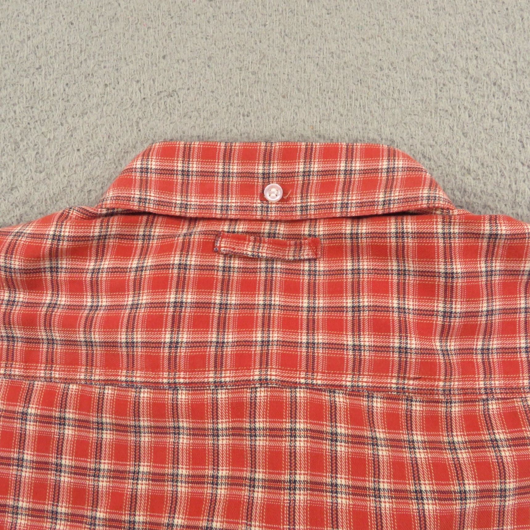 Vintage Baldwin Shirt Mens XL Red Lightweight Flannel Button-Up Long Sleeve Casual Workwear Size US XL / EU 56 / 4 - 7 Thumbnail