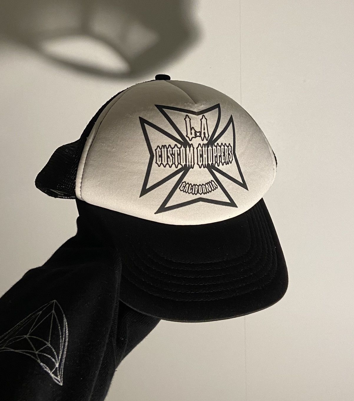 Custom choppers LA Chrome hearts style