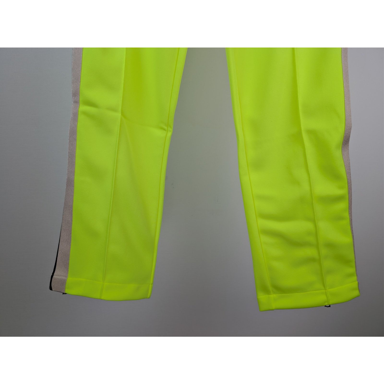Palm Angels o1rshd1 Classic Logo Track Pants in Yellow Fluo / Off White Size US 32 / EU 48 - 4 Thumbnail