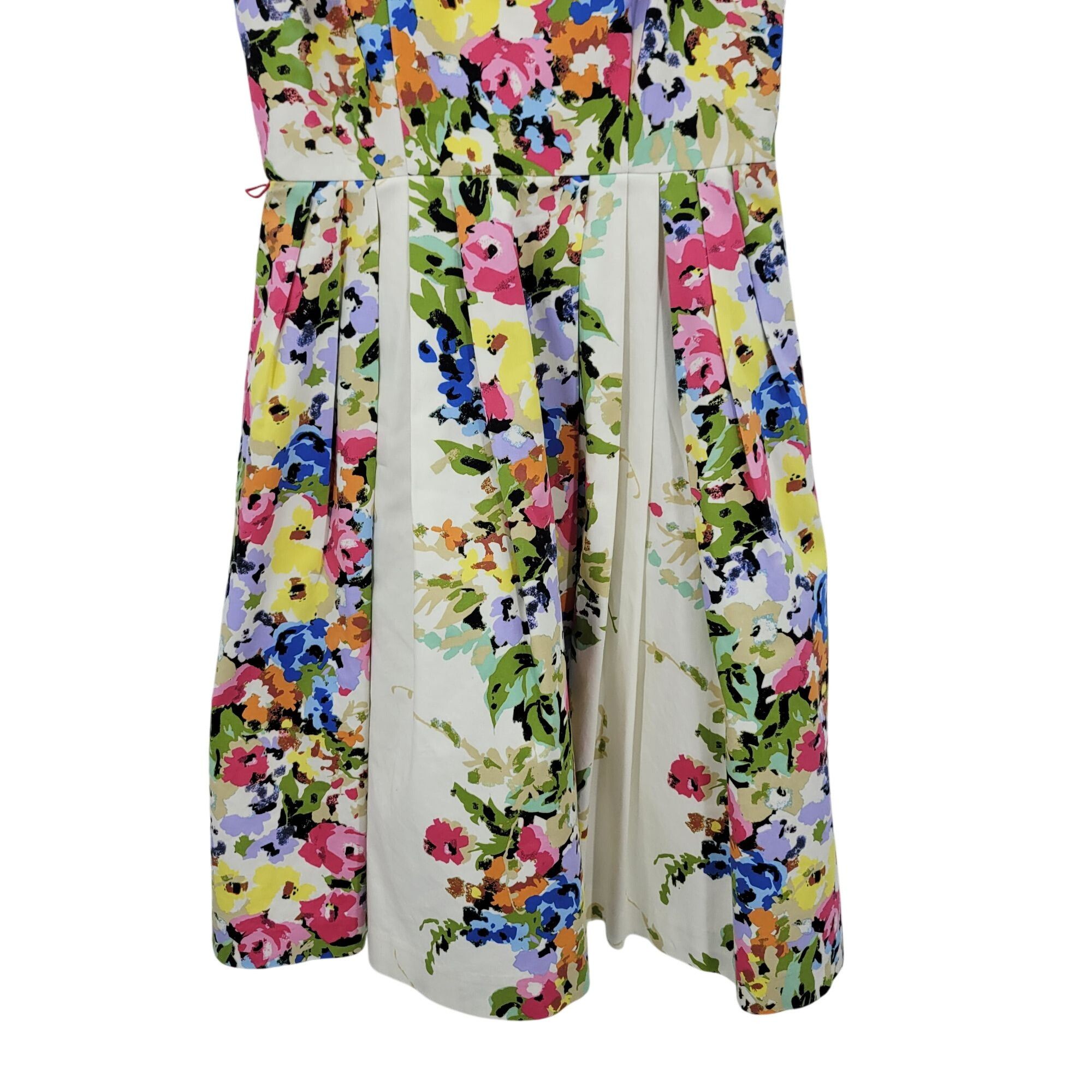 Other Womens Petite Colorful Garden Baby Doll Dress Sz 4P Floral S Size S / US 4 / IT 40 - 7 Thumbnail
