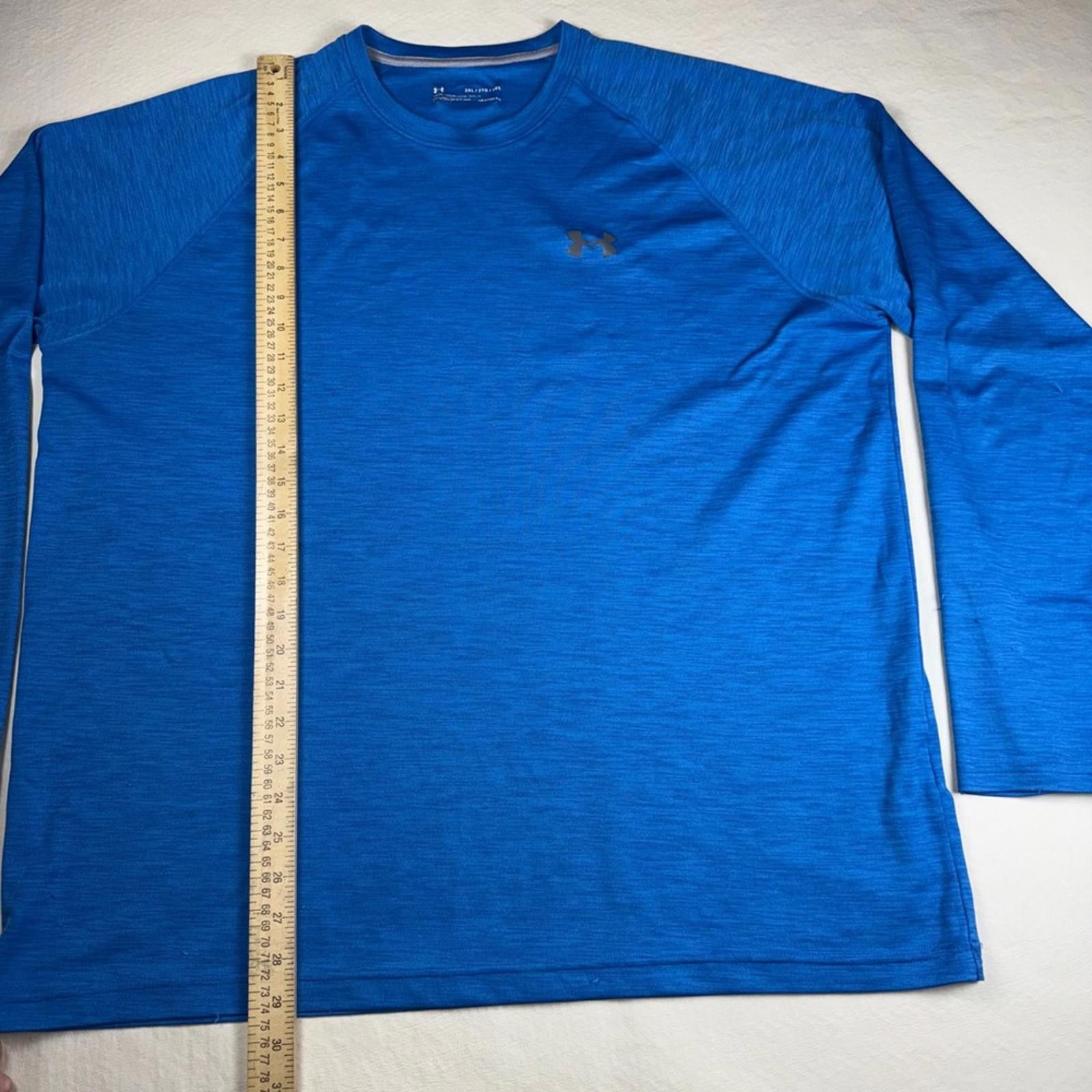 Under Armour Under Armour Mens HeatGear Long Sleeve Shirt 2XL Loose Fit Size US XXL / EU 58 / 5 - 5 Thumbnail