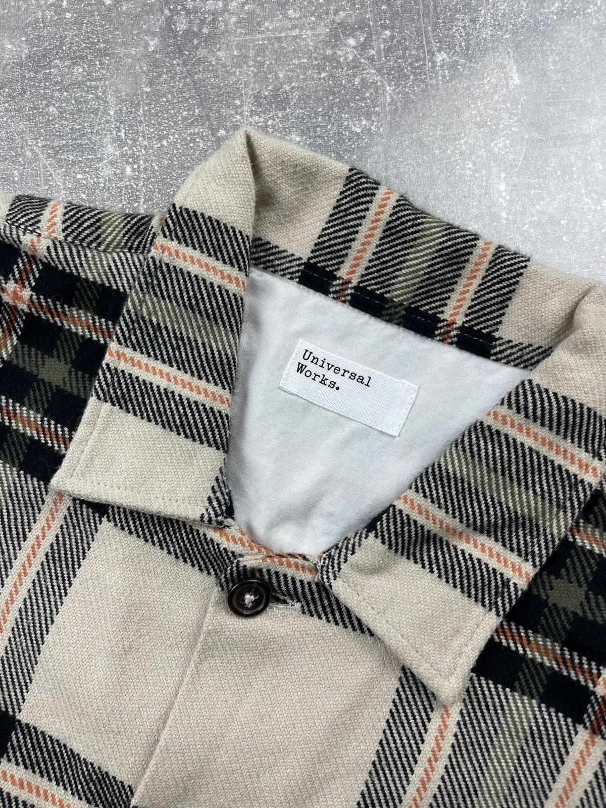 Universal Works Universal Works Heavy Utility Check Shirt Charcoal Plaid Size US M / EU 48-50 / 2 - 8 Thumbnail