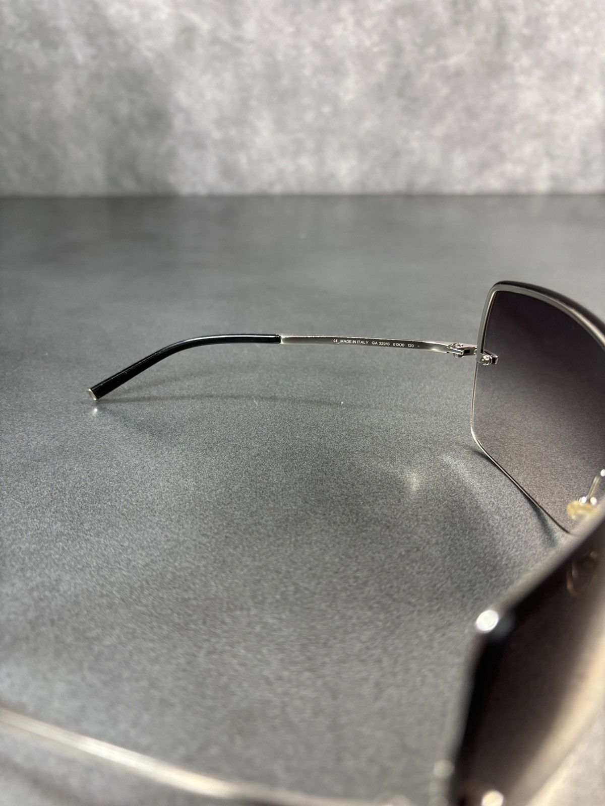 Giorgio Armani 2000s Giorgio Armani Shield Sunglasses GA 329/S Y2K Metal Size ONE SIZE - 9 Thumbnail