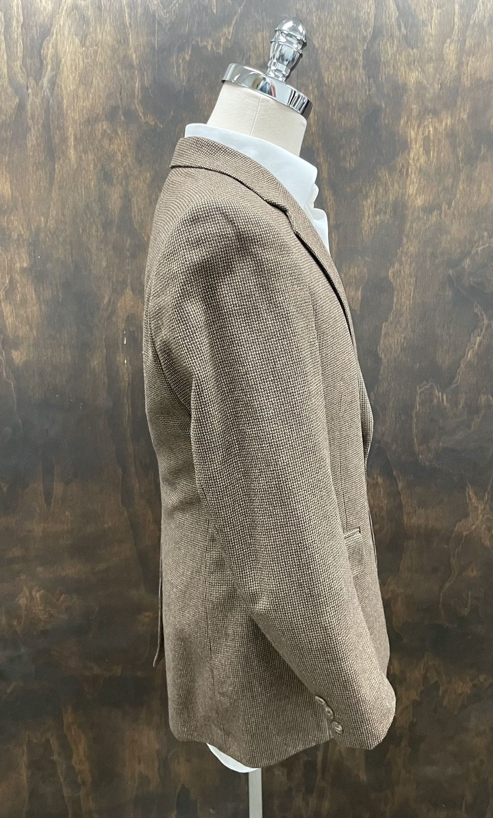 Calvin Klein × Vintage Vintage Wool Tweed Jacket Size 40R - 3 Thumbnail