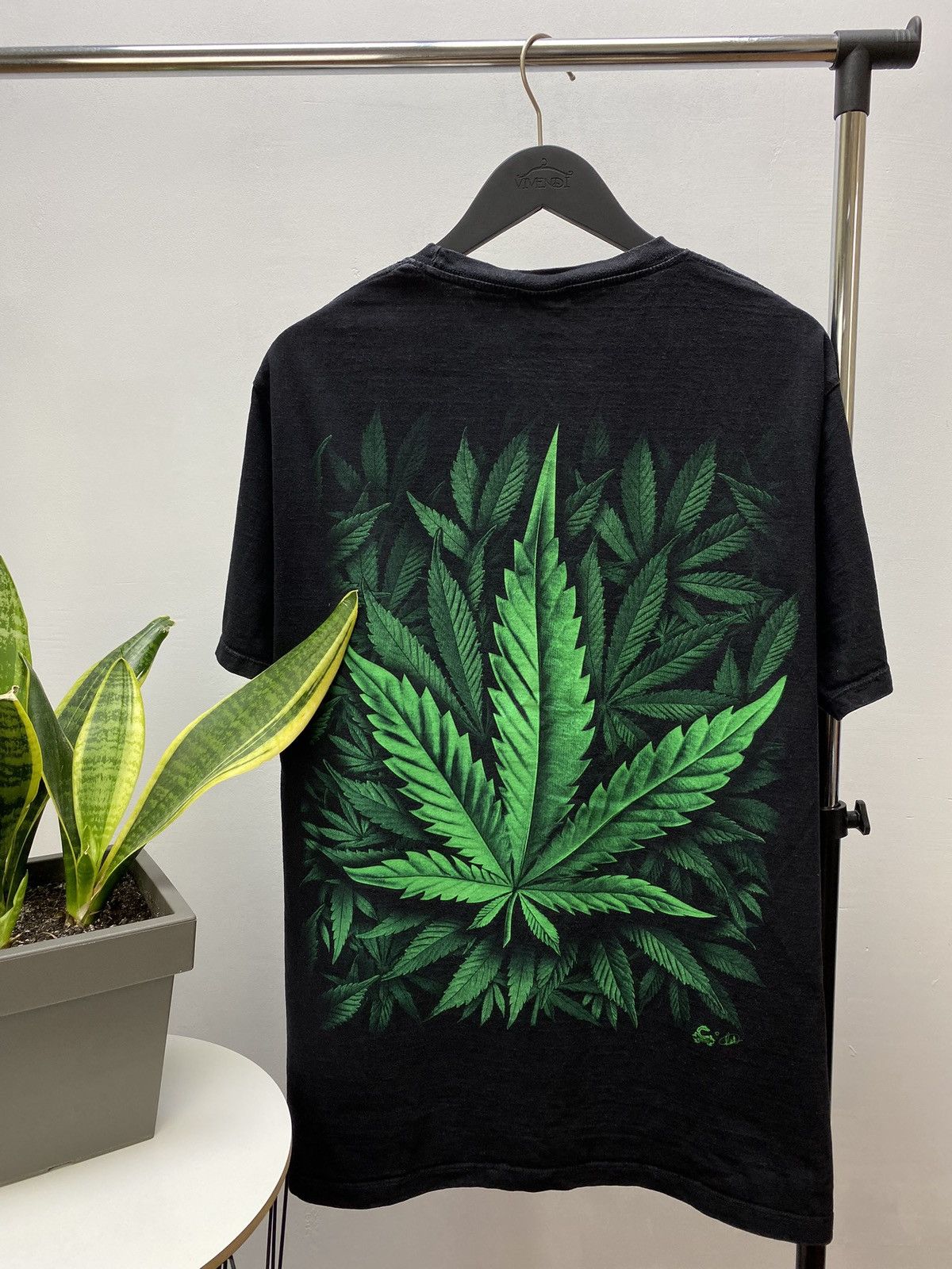 Band Tees × Vintage Caballo Vintage Rare Cannabis Weed Graphic T- Shirt Size XL Size US XL / EU 56 / 4 - 16 Thumbnail