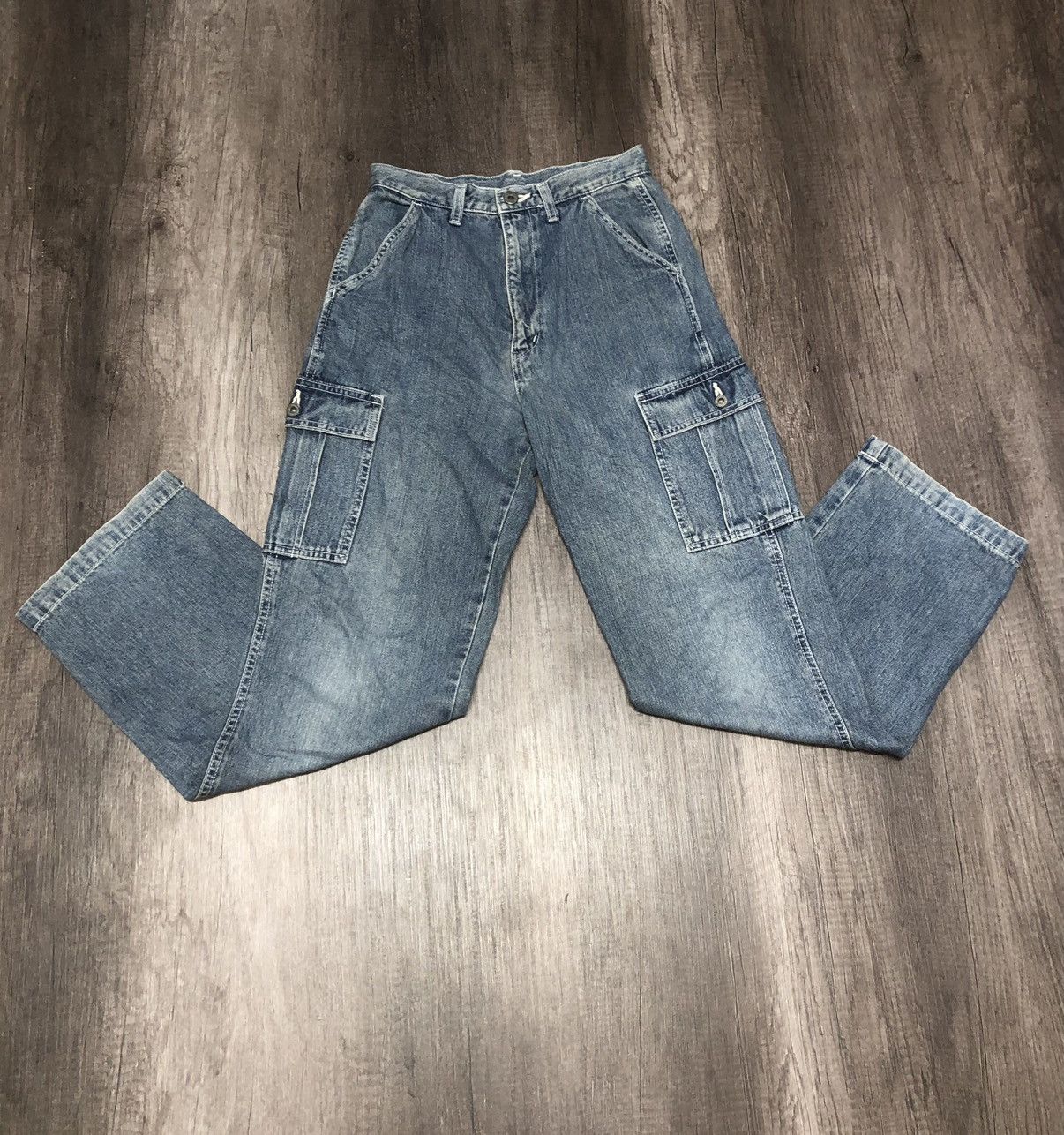 Japanese Brand × Vintage VINTAGE BOBSON JEANS CARGO PANT UNISEX Size 26" / US 2 / IT 38 - 2 Thumbnail
