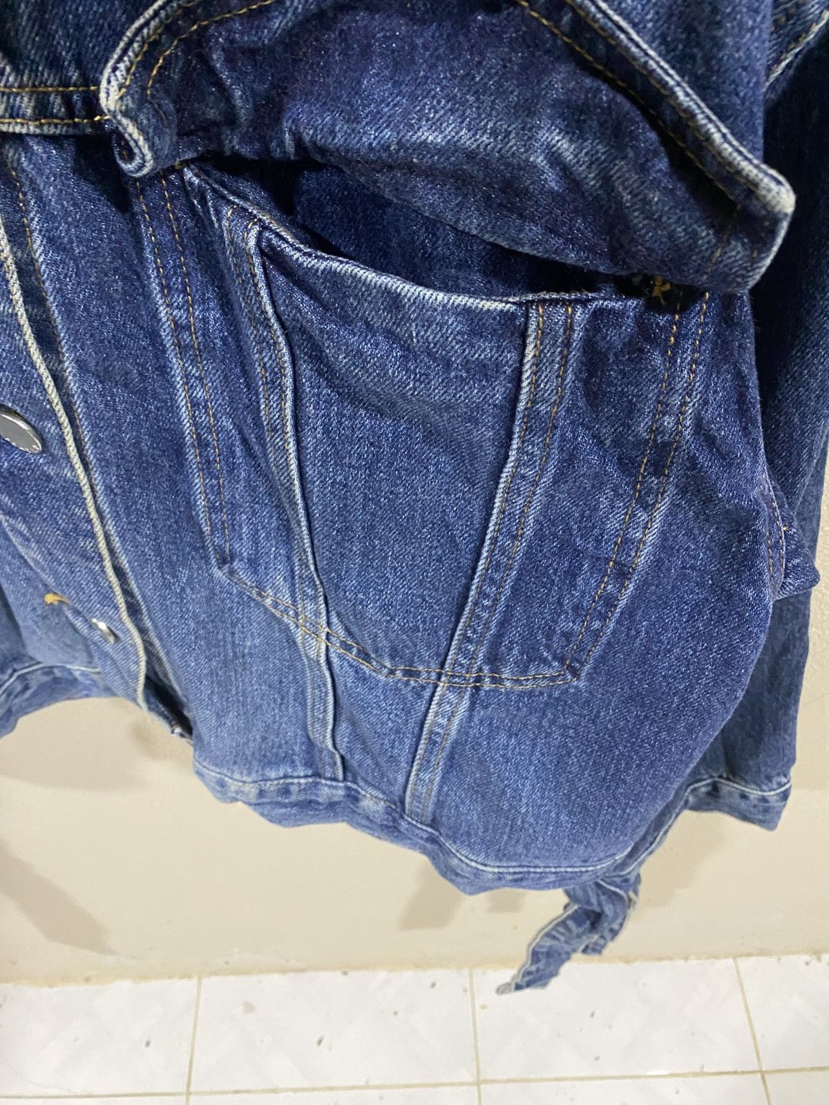 Japanese Brand Fray ID Denim Jacket Size M / US 6-8 / IT 42-44 - 5 Thumbnail