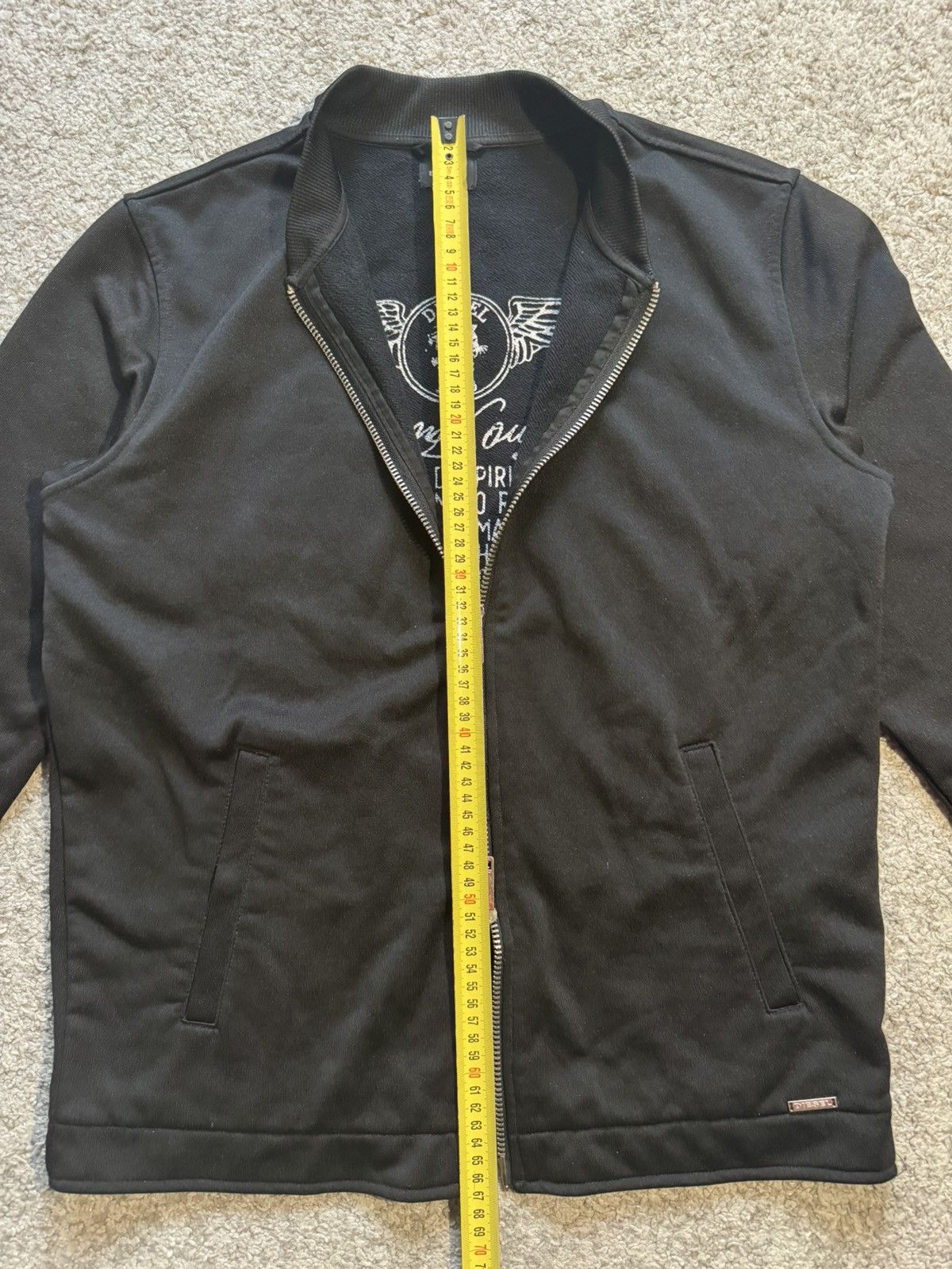 Diesel Basic Diesel superior quality knit double zip sweater Size US L / EU 52-54 / 3 - 16 Thumbnail