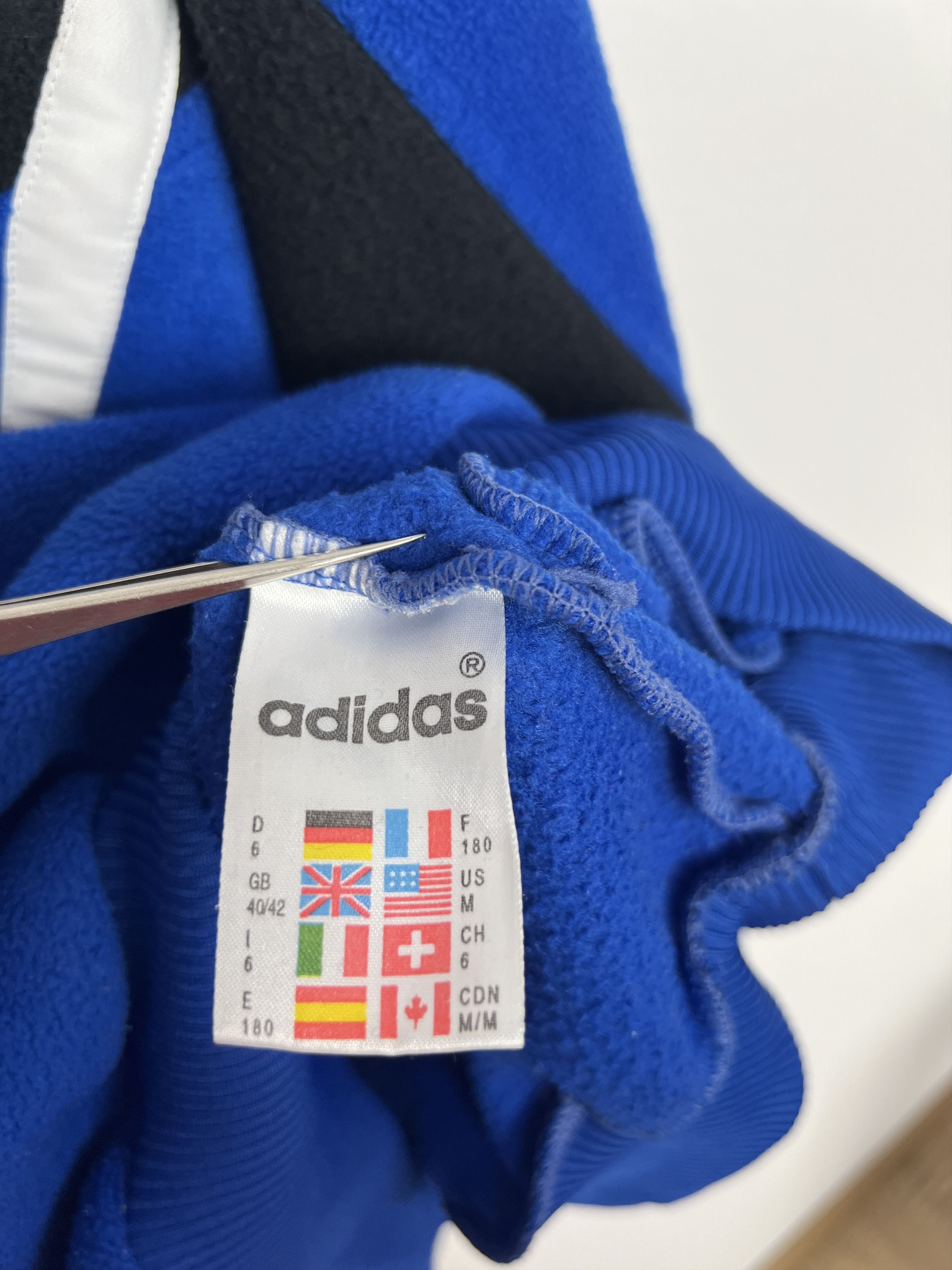 Adidas Vintage Karlsruher Football Fleece Jacket Soccer Track Top Size US M / EU 48-50 / 2 - 8 Thumbnail