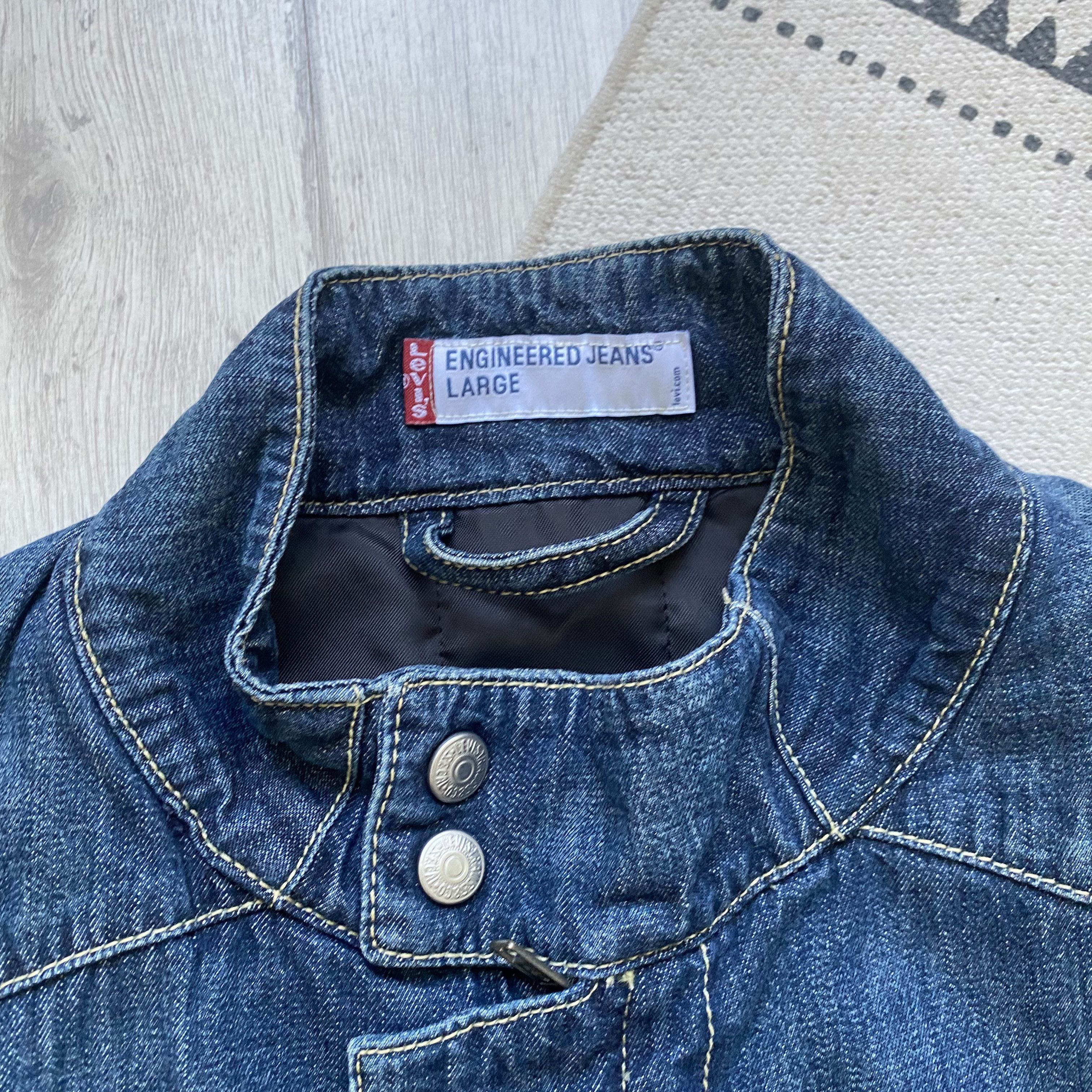 Levi's Vintage Clothing Vintage Engineered Levis denim Vests Y2K jeans jacket Size US L / EU 52-54 / 3 - 4 Thumbnail