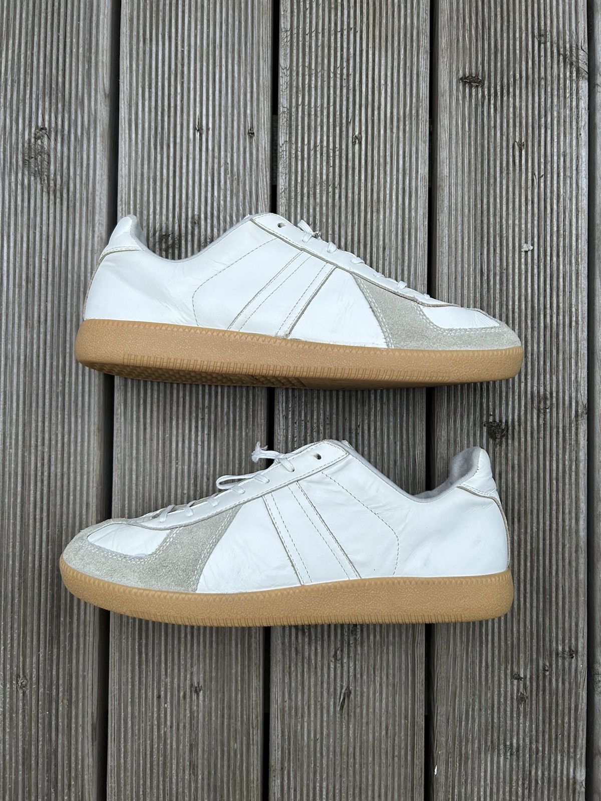 BW SPORT German trainers Men's 27.5cm unclear white type Vintage Second Hand main image 0
