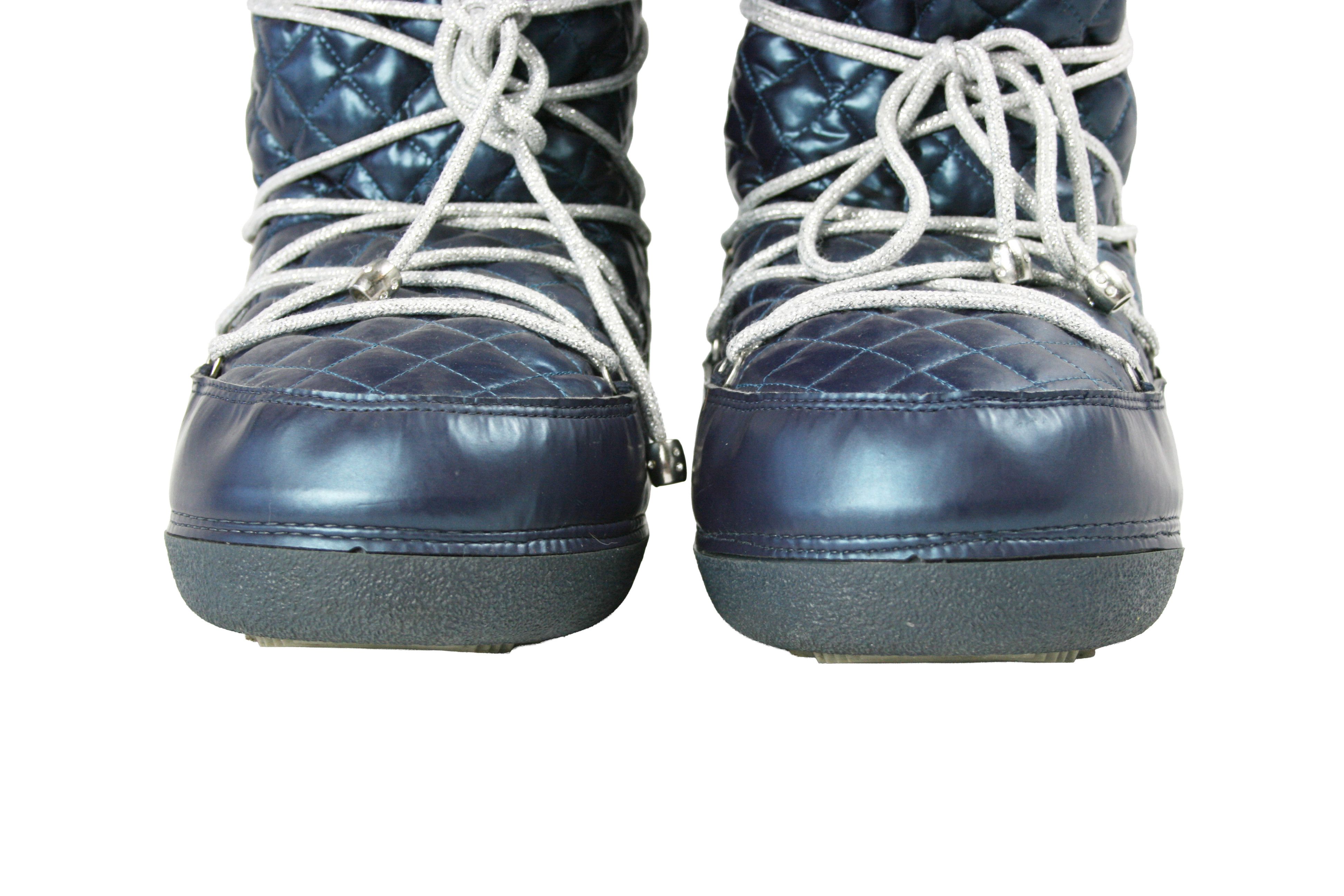 Dirk Bikkembergs 00S Y2K Logo Moon Boots Vintage Size US 9 / IT 39 - 4 Thumbnail