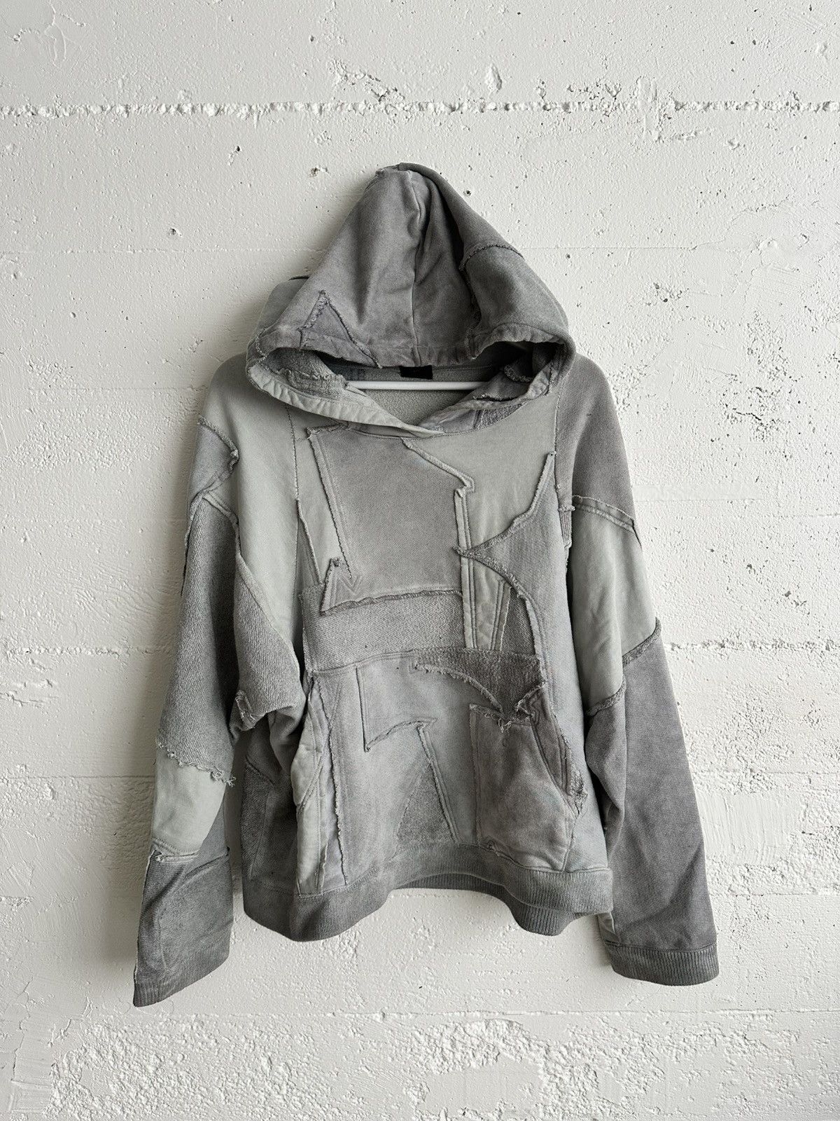 Greg Lauren × Kapital Ant/Anti Scrap Hoodie Cement / Patchwork Hoodie Size US S / EU 44-46 / 1 - 1 Thumbnail