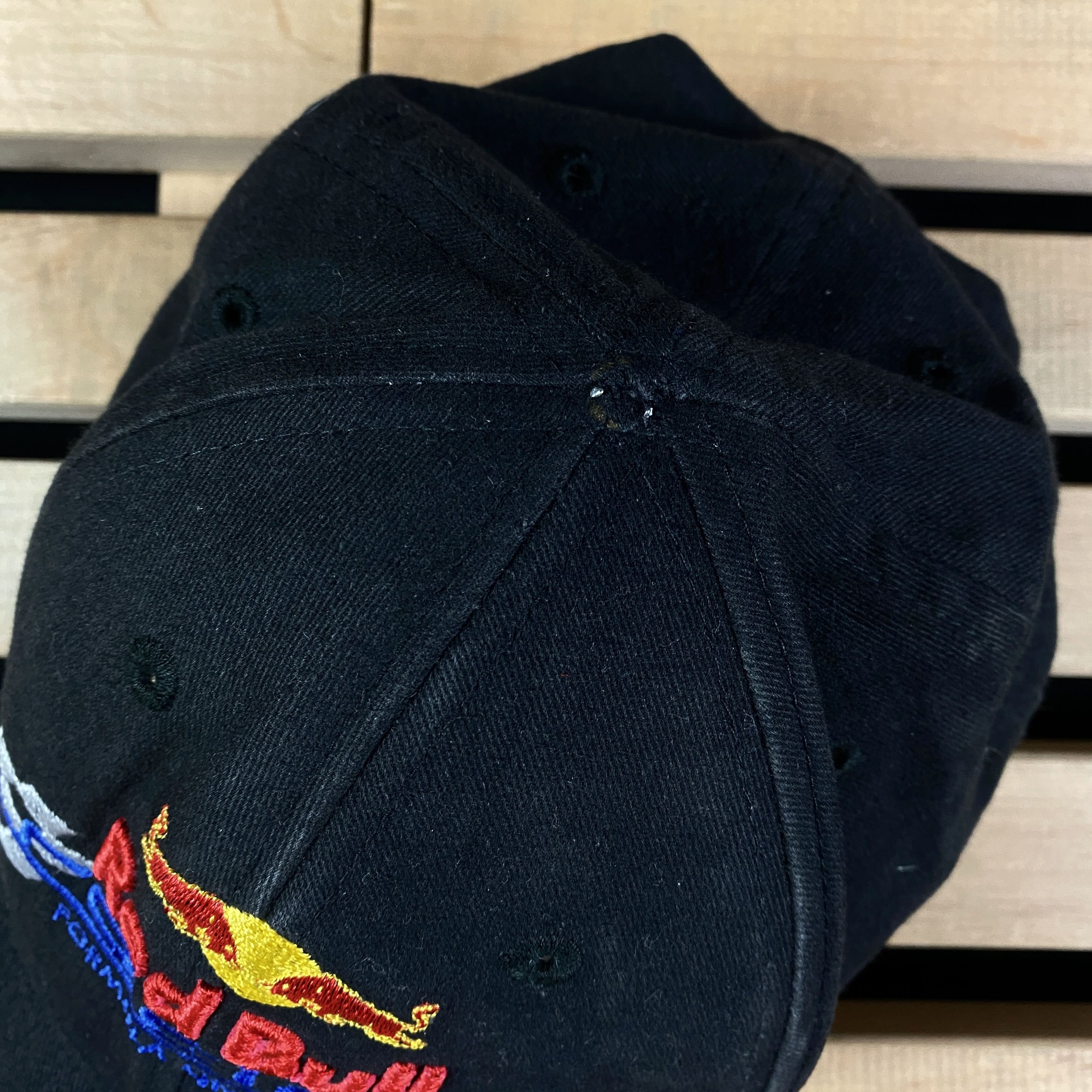 Red Bull × Vintage Men’s Racing Cap Hat Red Bull One Size Black Size ONE SIZE - 6 Thumbnail