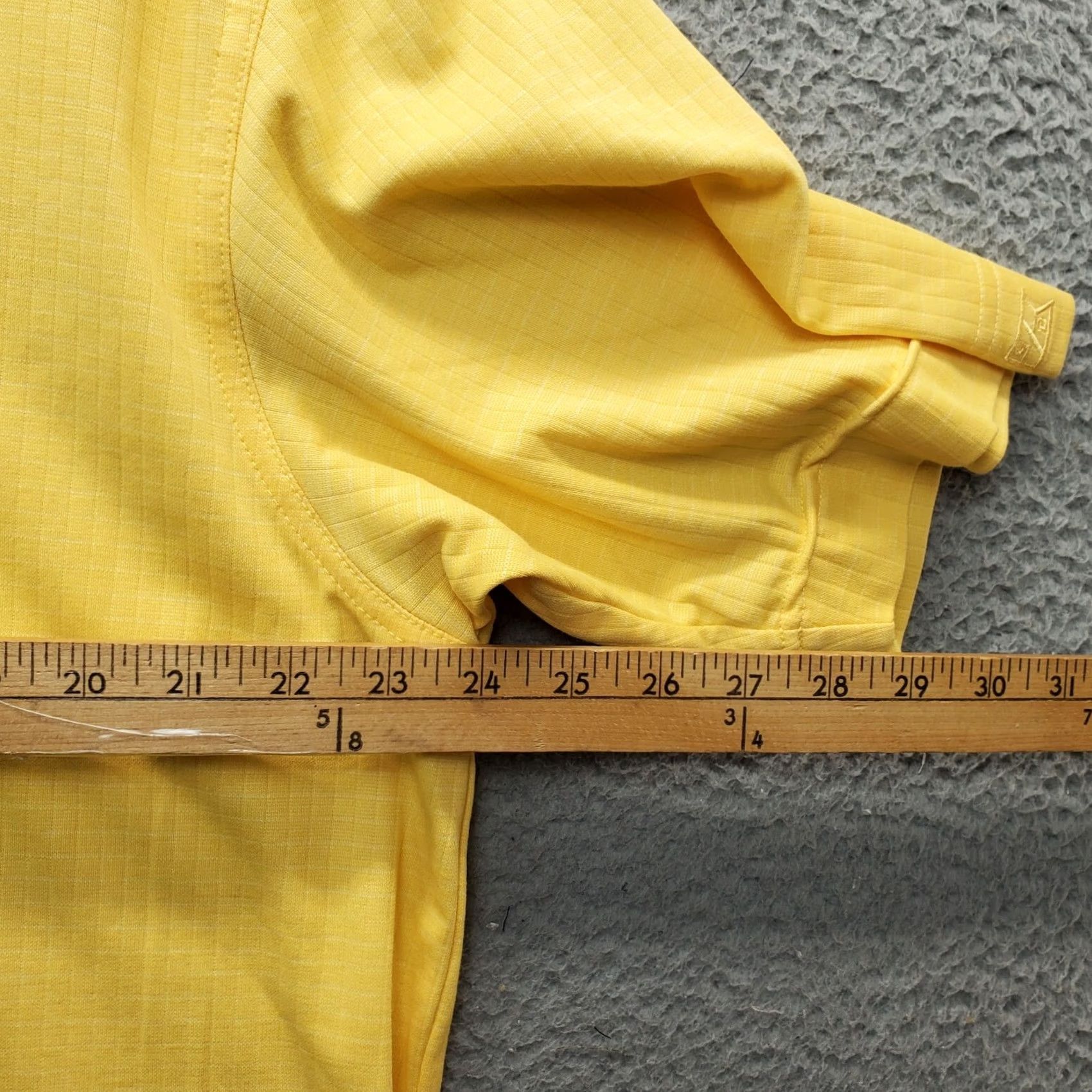 Cutter & Buck Cutter & Buck Polo Shirt Mens 2XL Yellow Collared CB Dry Tec Pony Logo Popover Shirt Mens 2XL Yellow Size US XXL / EU 58 / 5 - 5 Thumbnail