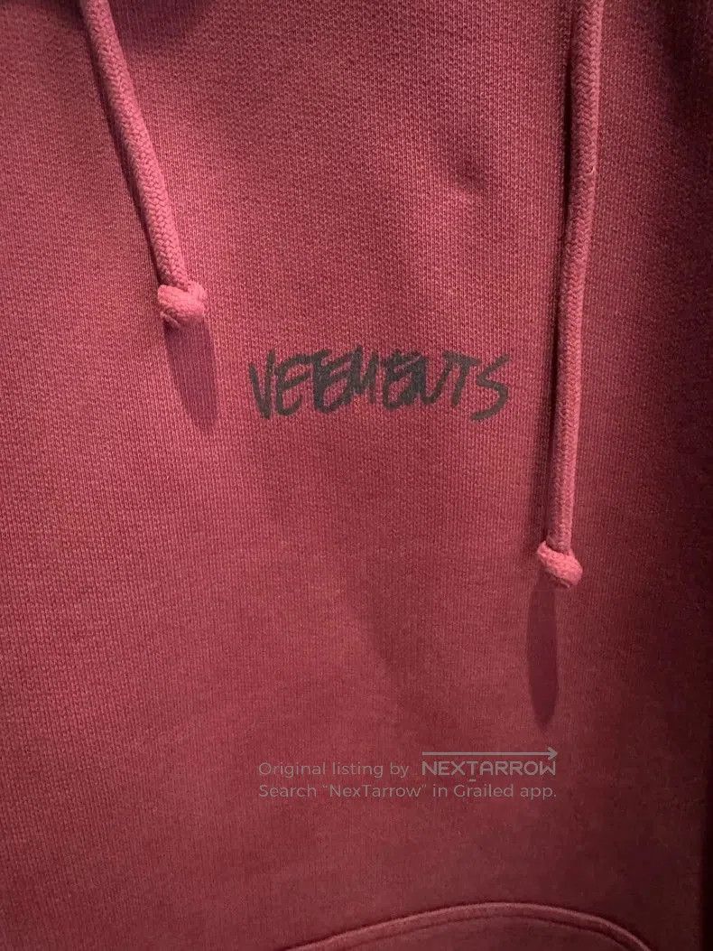 Vetements Vetements Red Hoodie Size S. Size US S / EU 44-46 / 1 - 3 Thumbnail