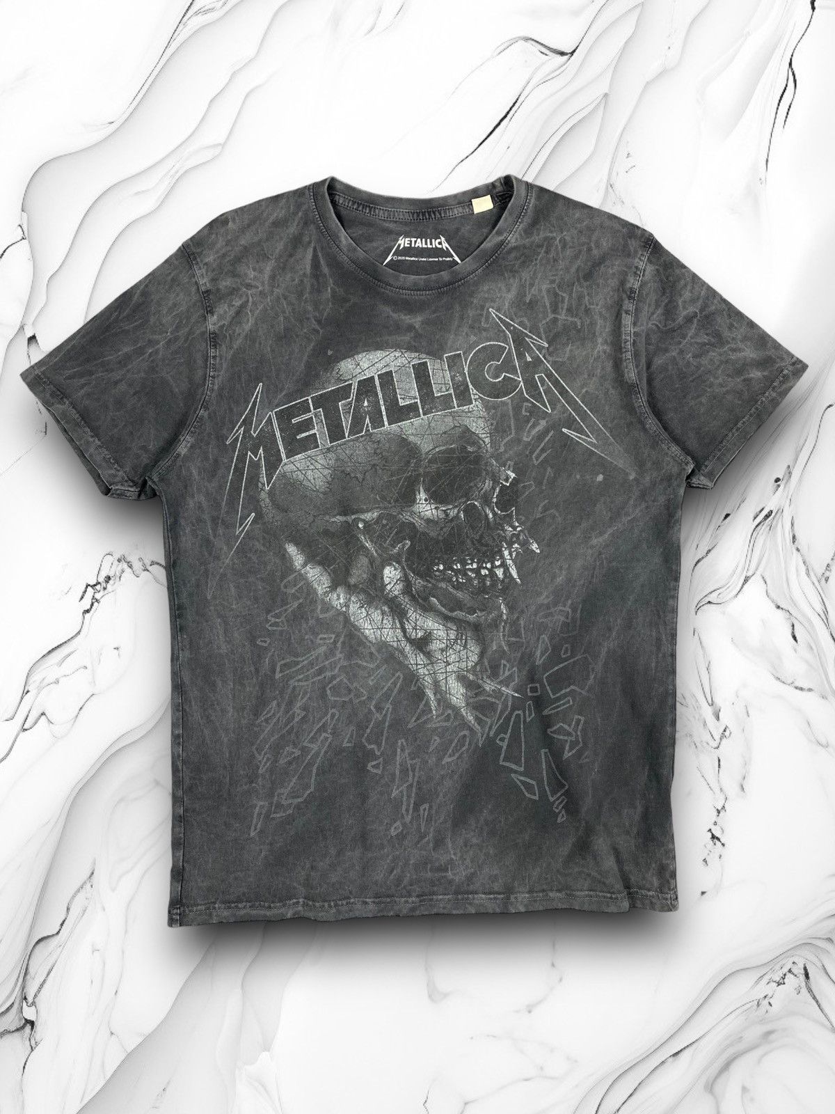 Band Tees Metallica 2020 Y2K Faded Designer T Shirt Tee Size US M / EU 48-50 / 2 - 1 Thumbnail