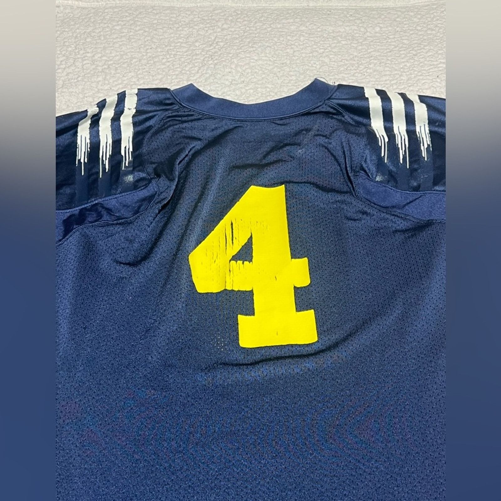 Adidas Michigan Wolverines De’Veon Smith Practice Used Jersey RARE Size US L / EU 52-54 / 3 - 7 Thumbnail