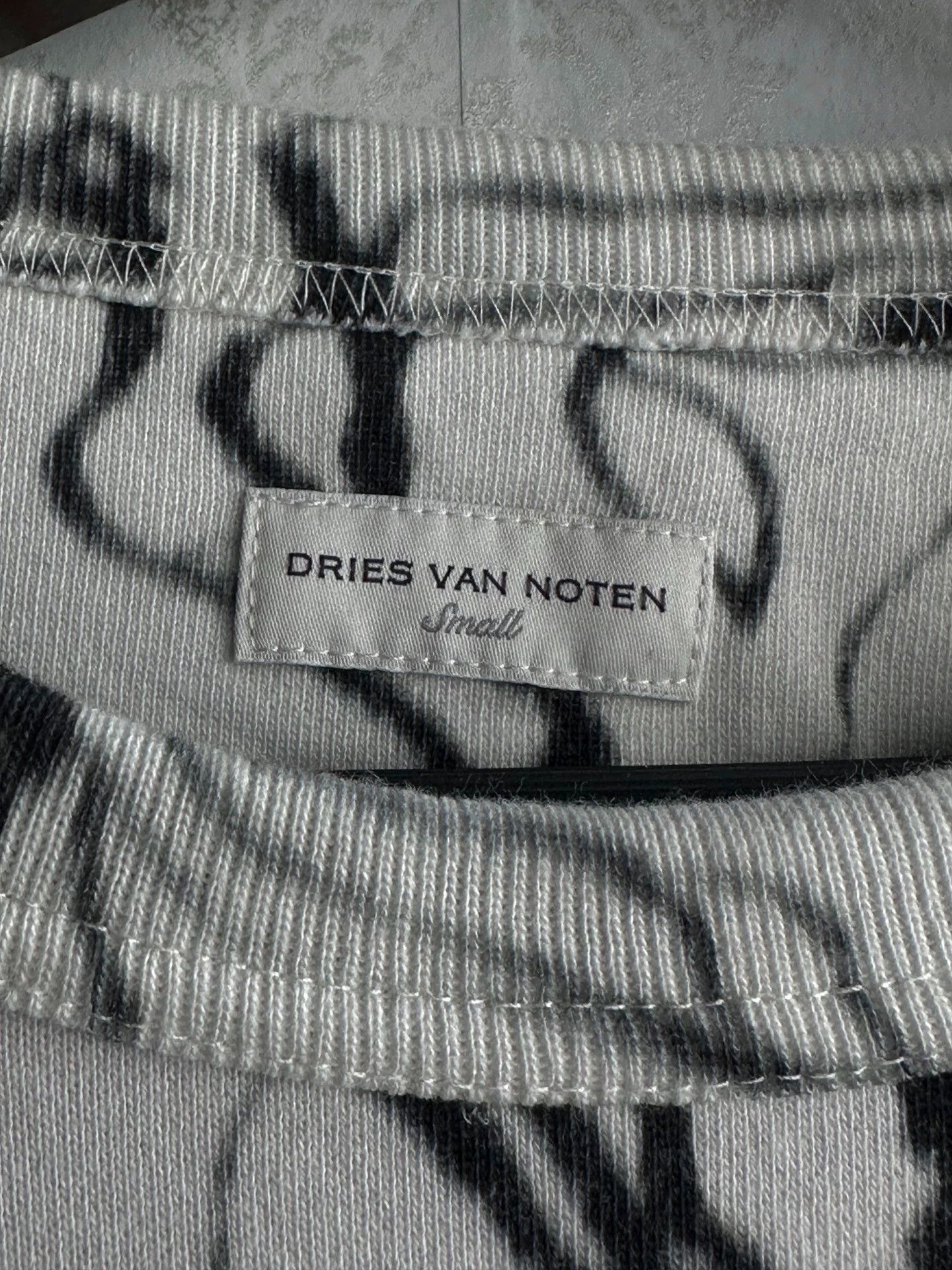 Dries Van Noten dries van noten ink-and-wash floral sweatshirt Size US S / EU 44-46 / 1 - 4 Thumbnail